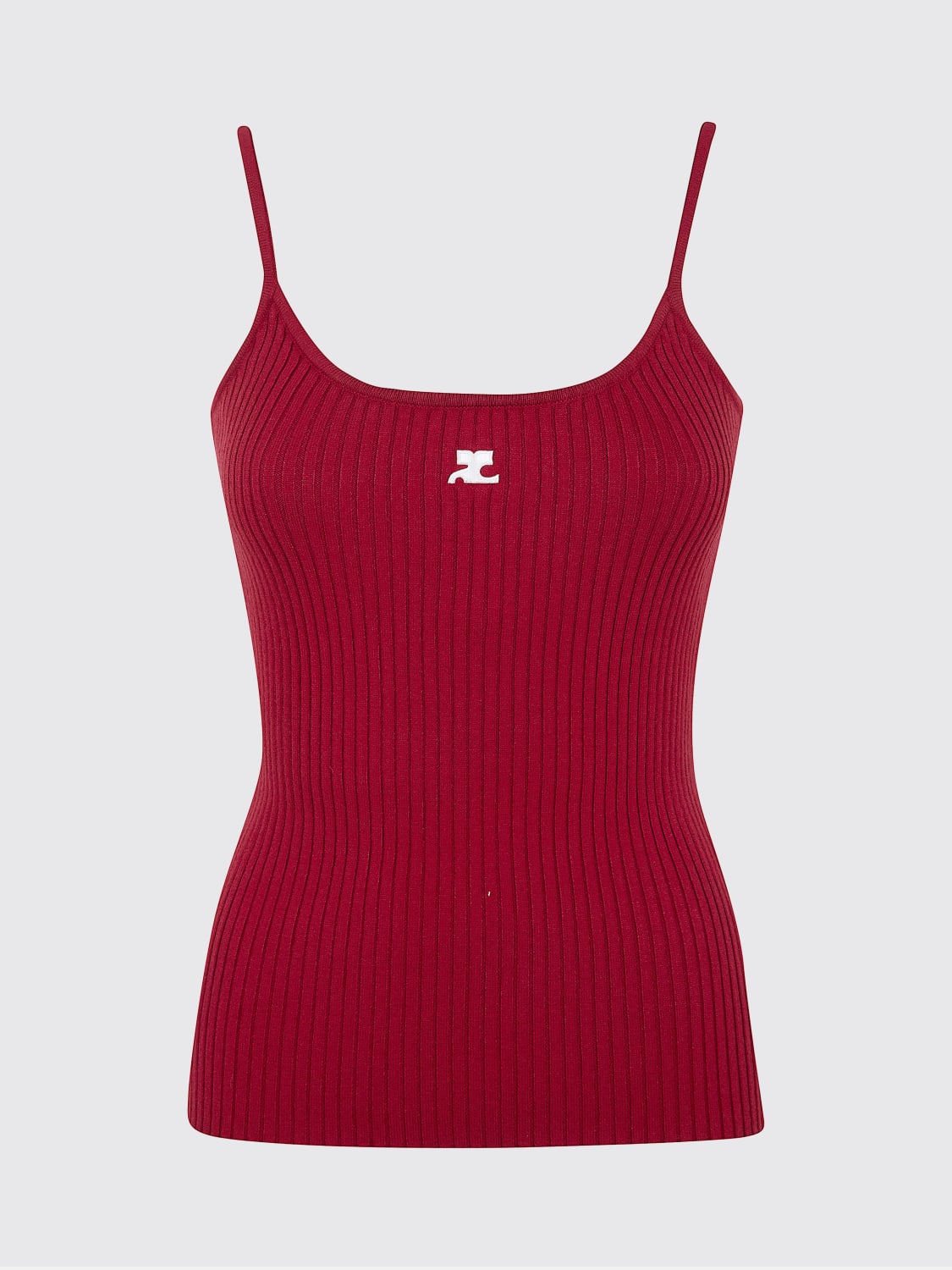 COURRÈGES TOP: Top femme CourrÈges, Rouge - Img 2