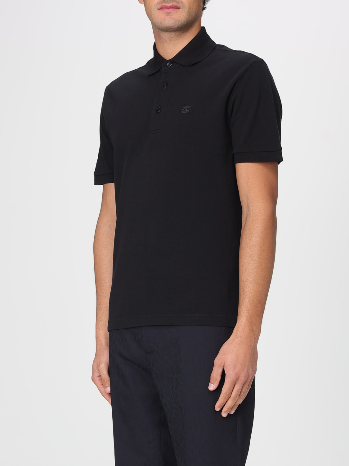 ETRO POLO SHIRT: Polo shirt men Etro, Black - Img 4