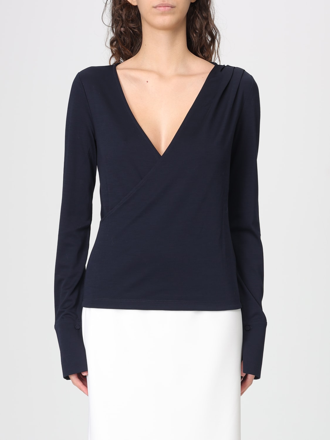 MAX MARA TOP: Top woman Max Mara, Blue - Img 1