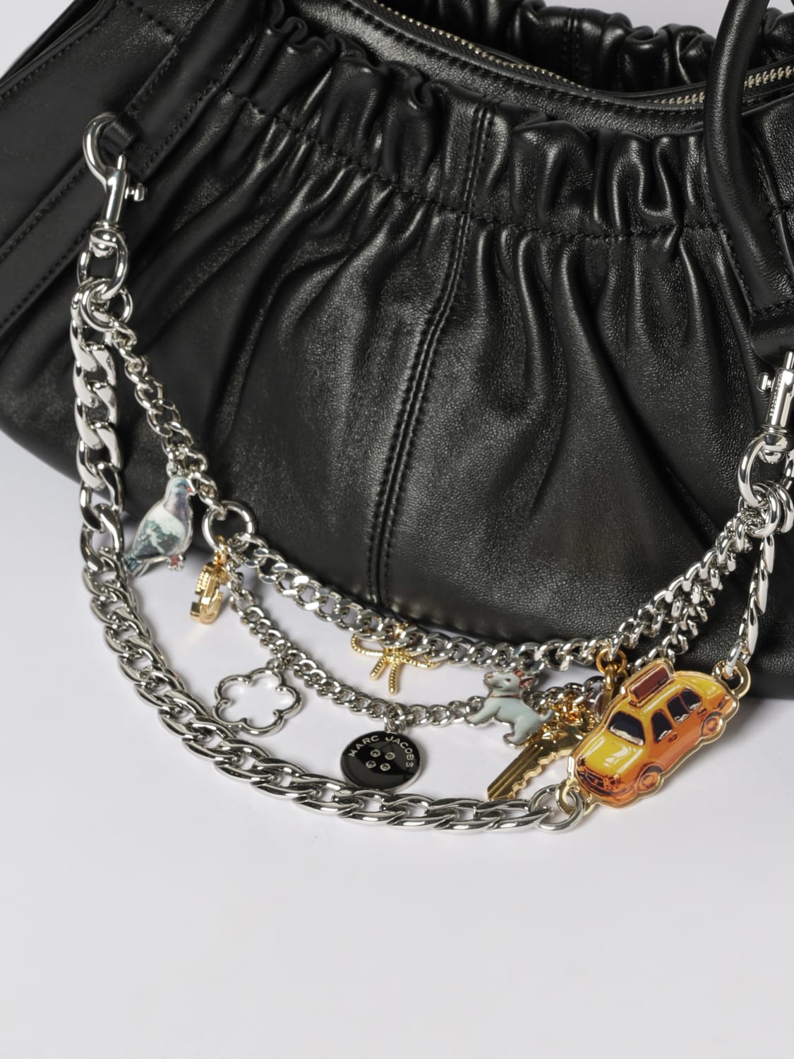 MARC JACOBS SHOULDER STRAP: Key chain woman Marc Jacobs, Silver - Img 2