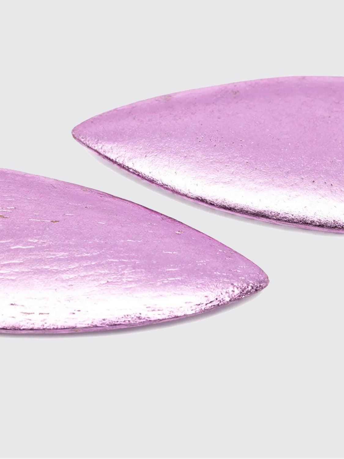 MONIES GIOIELLO: Orecchini Fira Monies in legno , Viola - Img 2