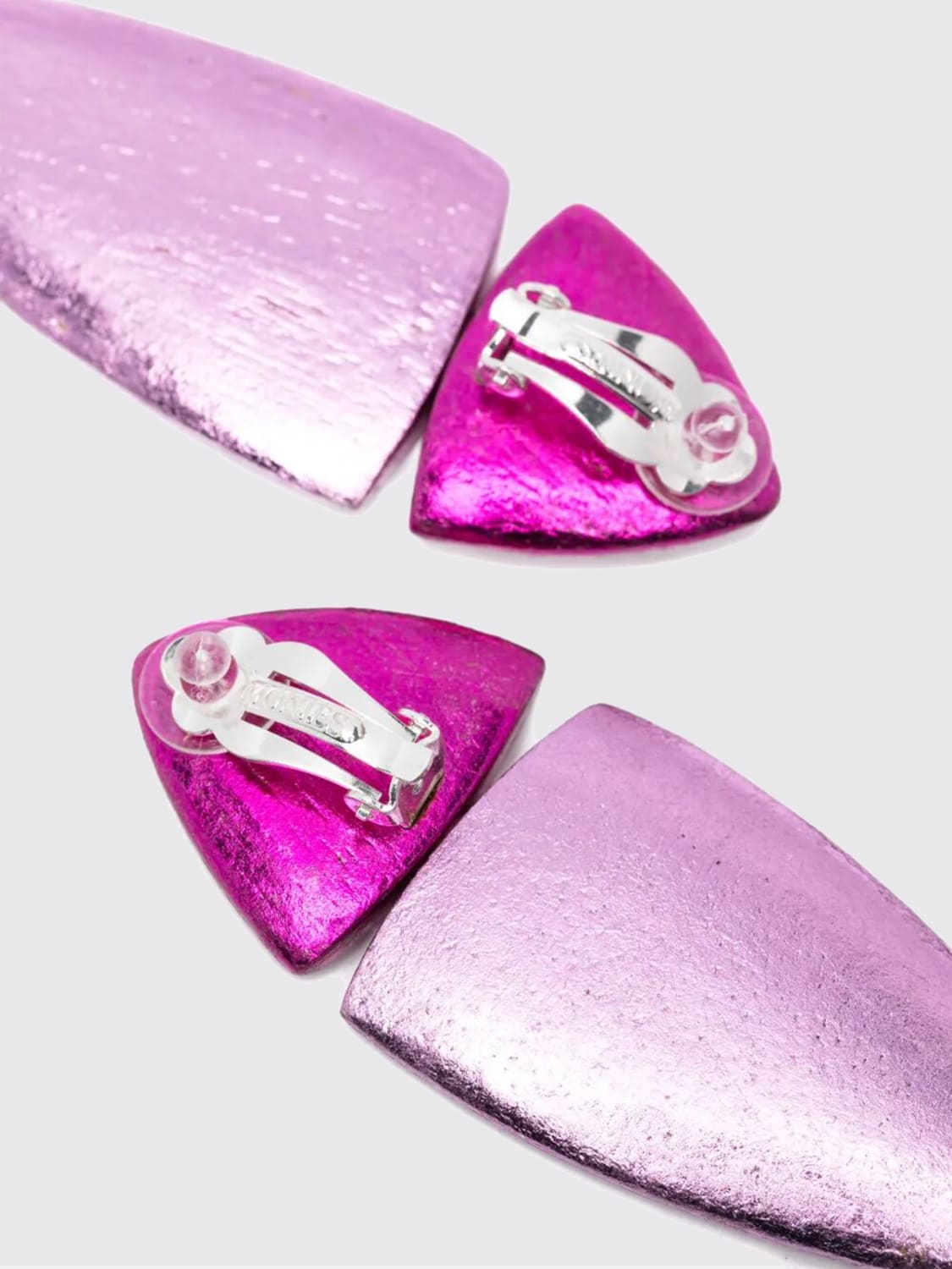 MONIES GIOIELLO: Orecchini Fira Monies in legno , Viola - Img 3