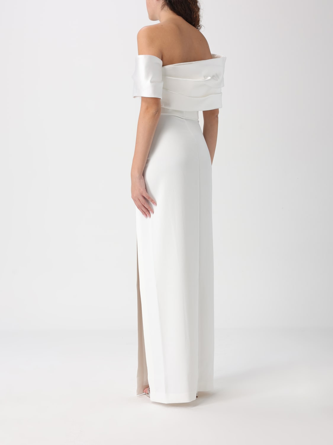 SOLACE LONDON ROBE: Robe femme Solace London, Blanc - Img 2