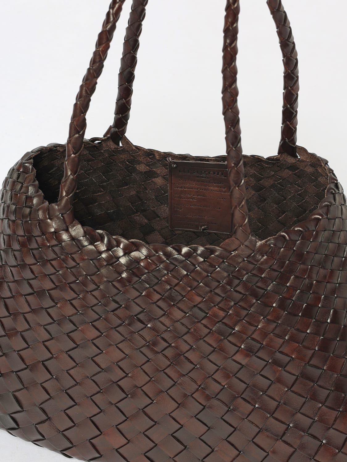 DRAGON DIFFUSION HANDBAG: Handbag woman Dragon Diffusion, Brown - Img 3