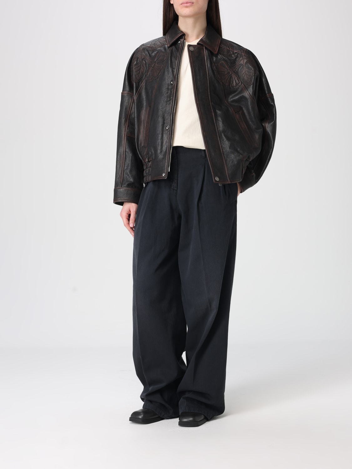 GOLDEN GOOSE JACKE: Jacke damen Golden Goose, Blau - Img 2