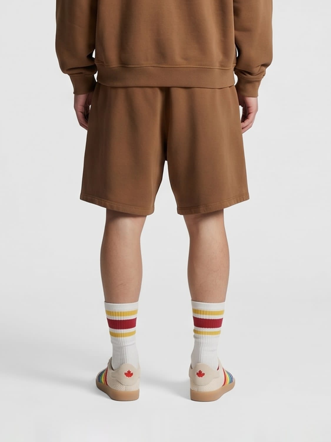 DSQUARED2 쇼츠: Dsquared2 코튼 쇼츠, 브라운 - Img 2