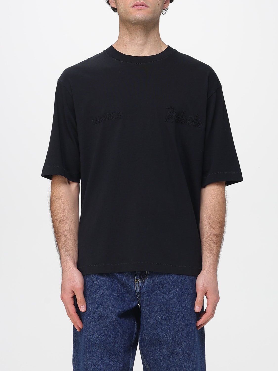 DSQUARED2 T-SHIRT: T-shirt homme Dsquared2, Noir - Img 1
