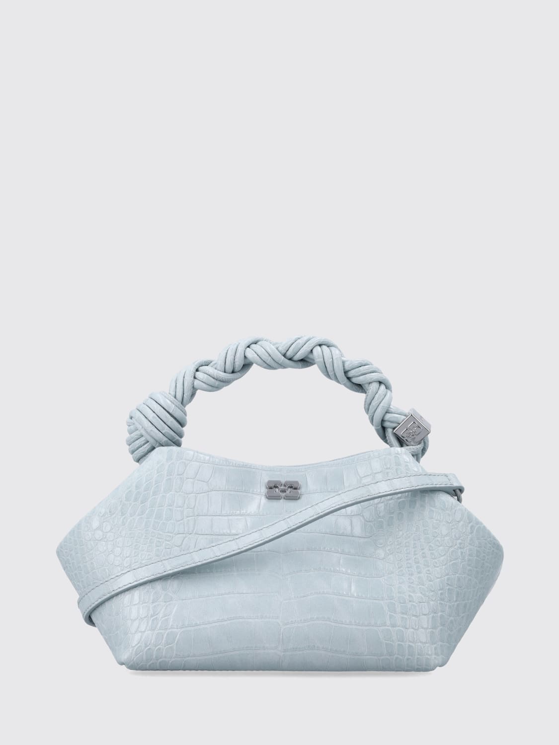 GANNI SAC À MAIN: Sac à main femme Ganni, Bleu - Img 1