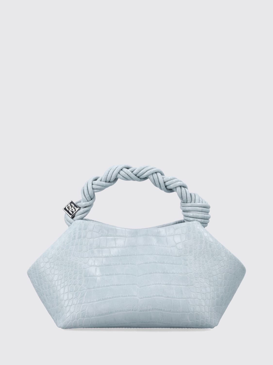 GANNI SAC À MAIN: Sac à main femme Ganni, Bleu - Img 2