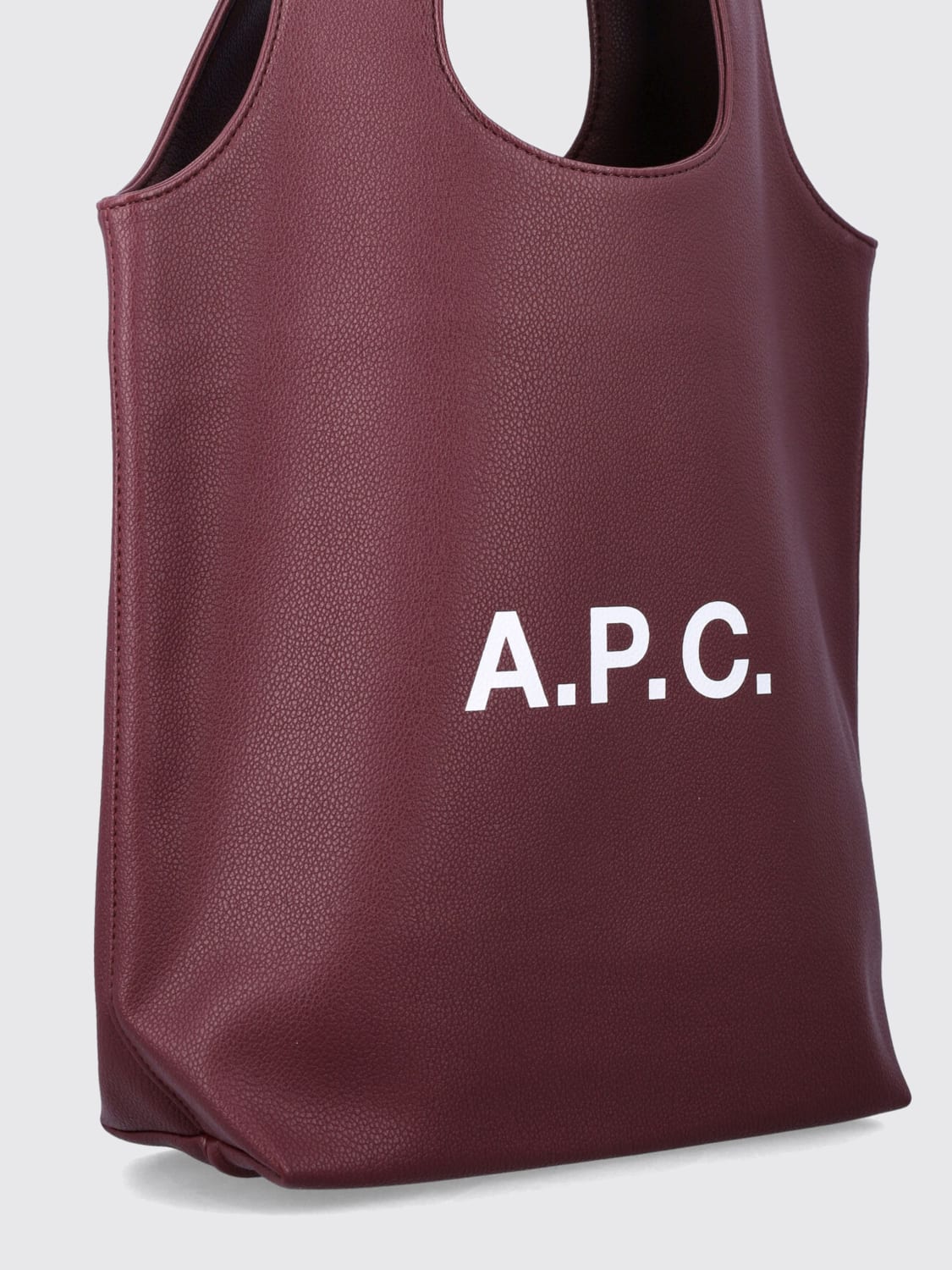 A.P.C. BAG: Bag men A.P.C., Burgundy - Img 3