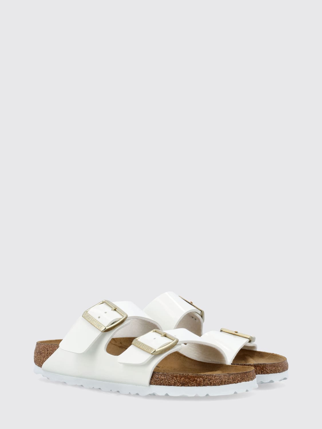 BIRKENSTOCK FLAT SANDAL: Flat sandal woman Birkenstock, White - Img 2