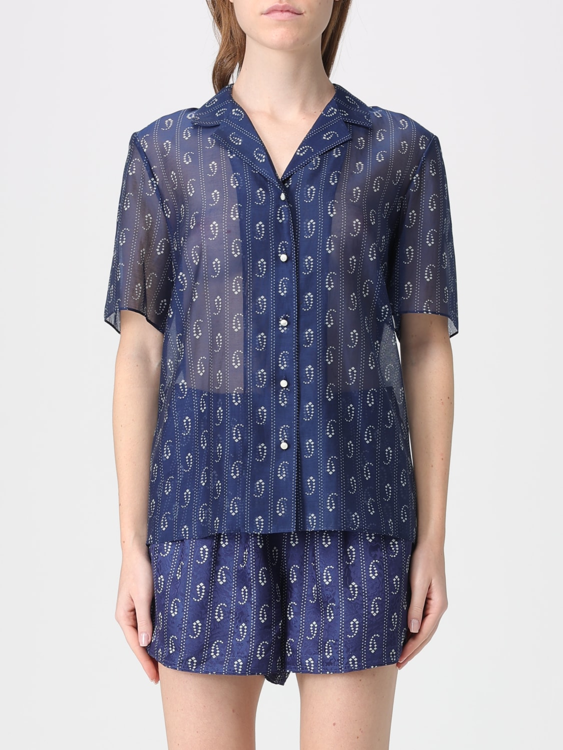 TORY BURCH CAMICIA: Camicia donna Tory Burch, Blue - Img 1