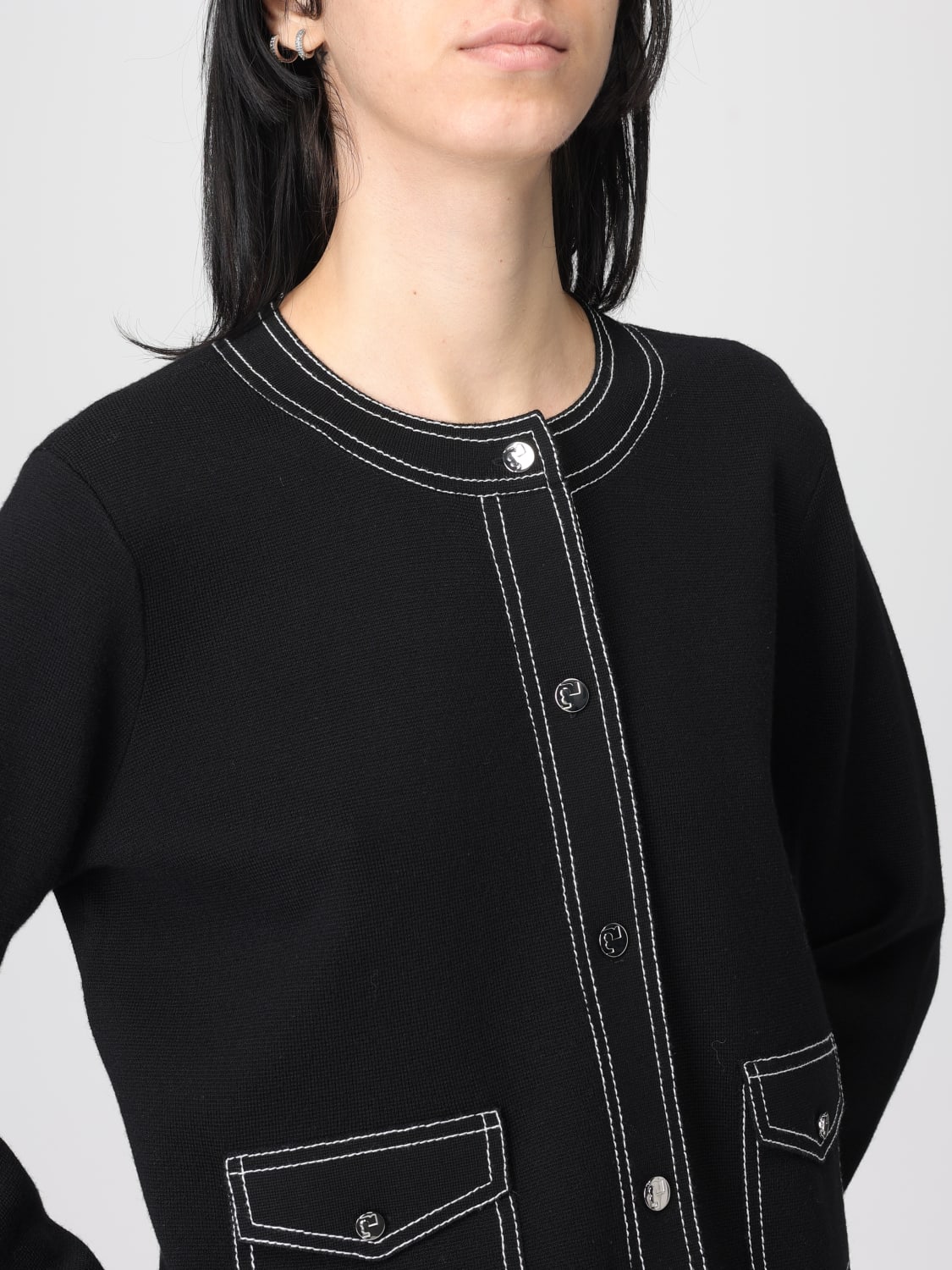 TORY BURCH CÁRDIGAN: Cárdigan mujer Tory Burch, Negro - Img 3