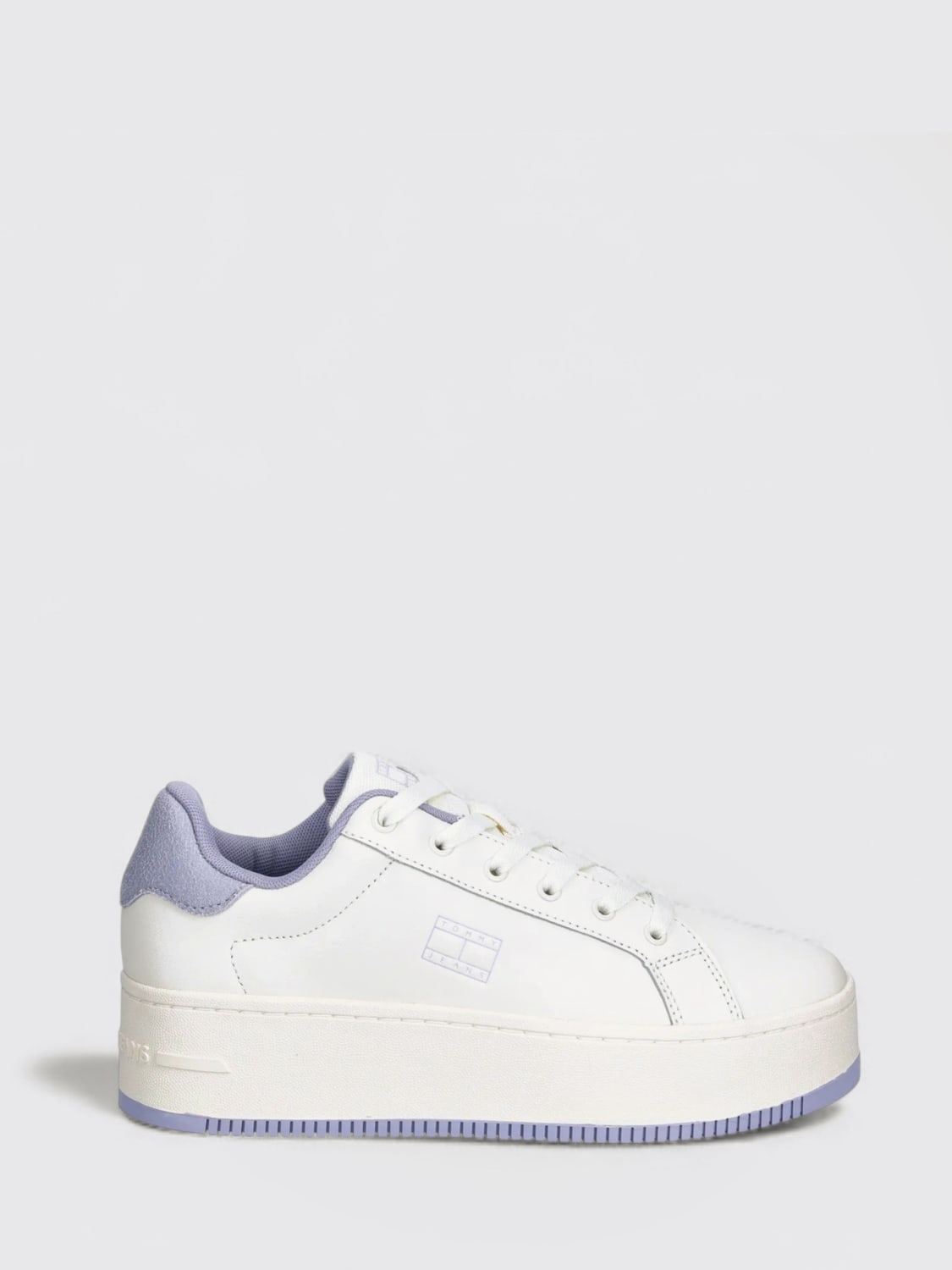 TOMMY JEANS SNEAKERS: Sneakers donna Tommy Jeans, Bianco - Img 1