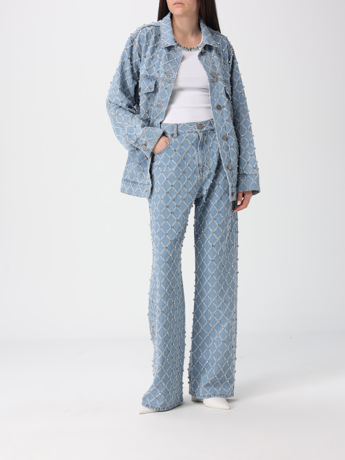 PINKO VESTE: Blazer femme Pinko, Bleu - Img 2