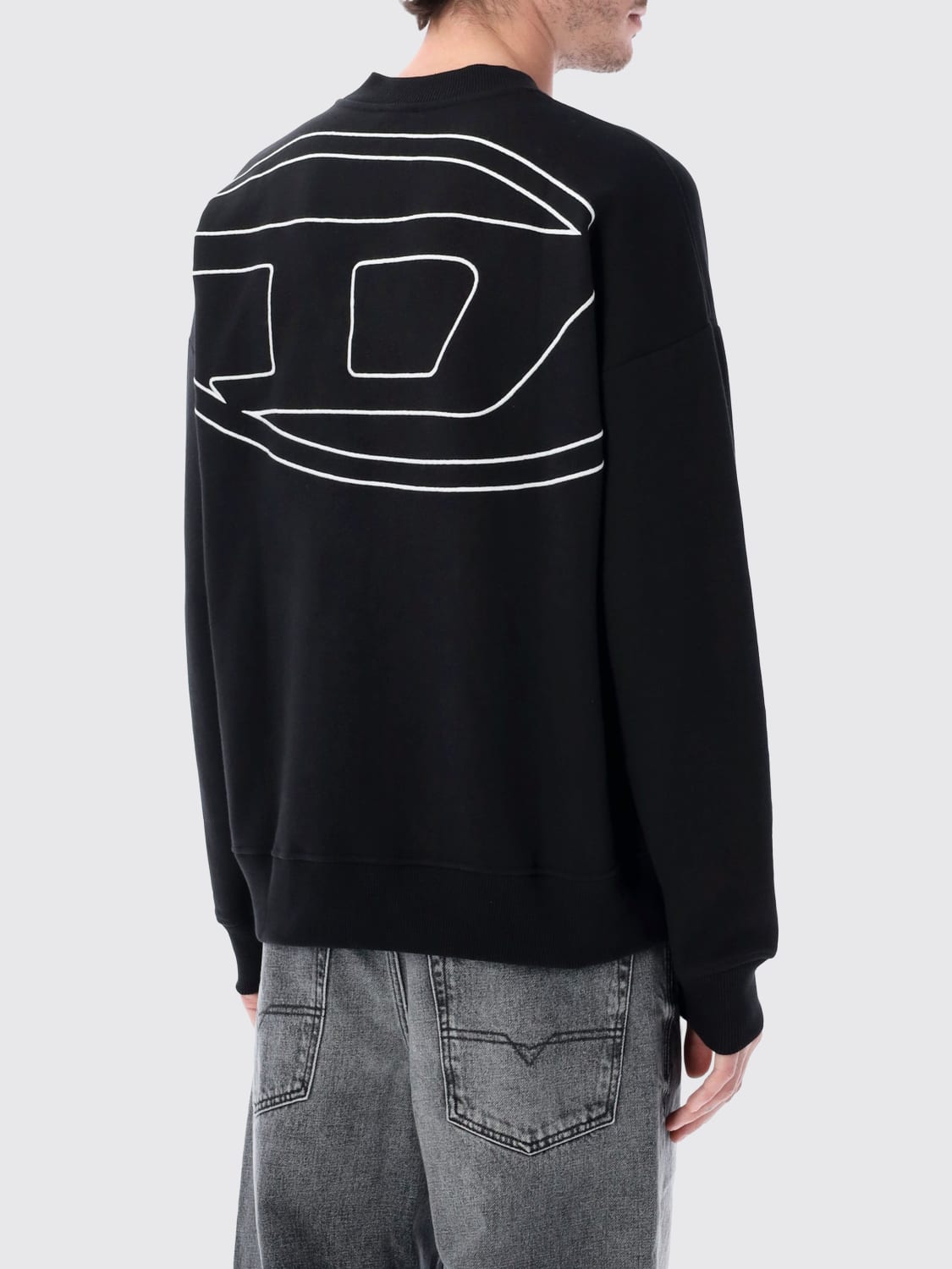 DIESEL SWEATER: Sweater men Diesel, Black - Img 2