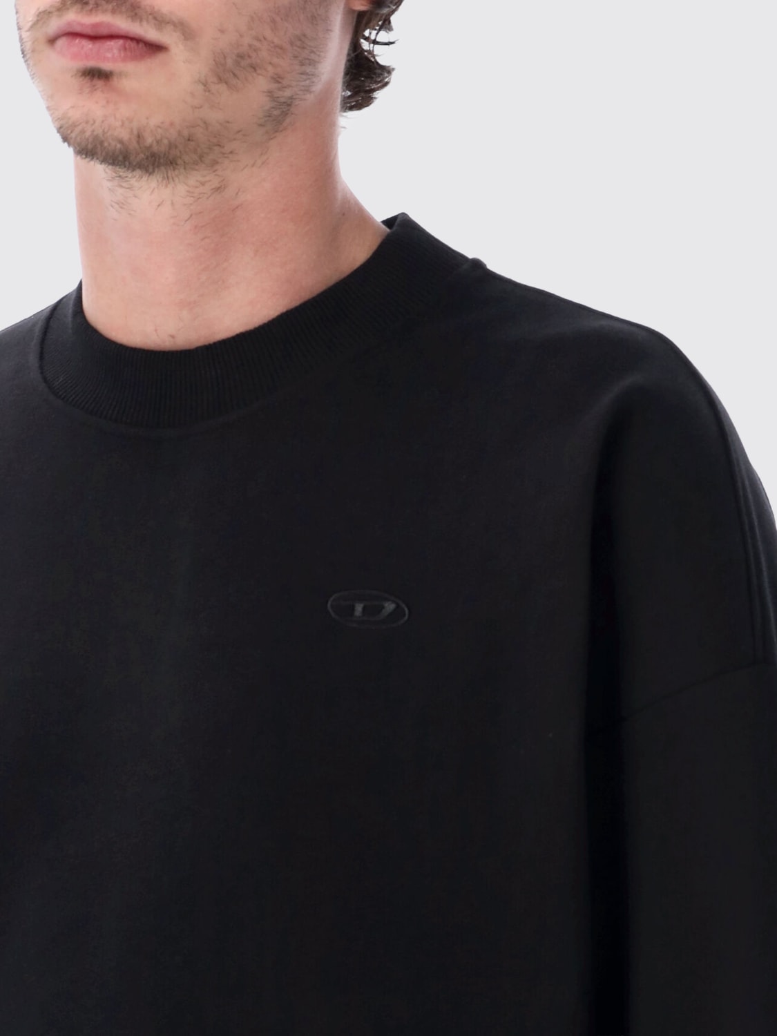 DIESEL SWEATER: Sweater men Diesel, Black - Img 3