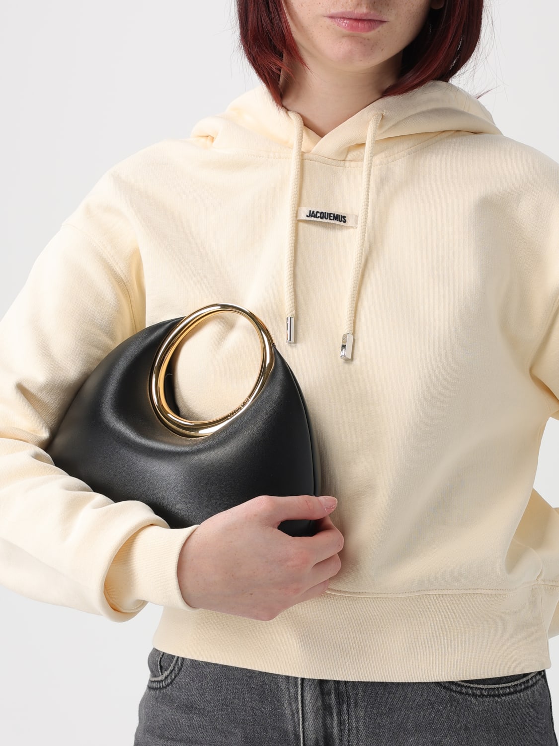 JACQUEMUS BORSA A MANO: Borsa a mano donna Jacquemus, Nero - Img 2