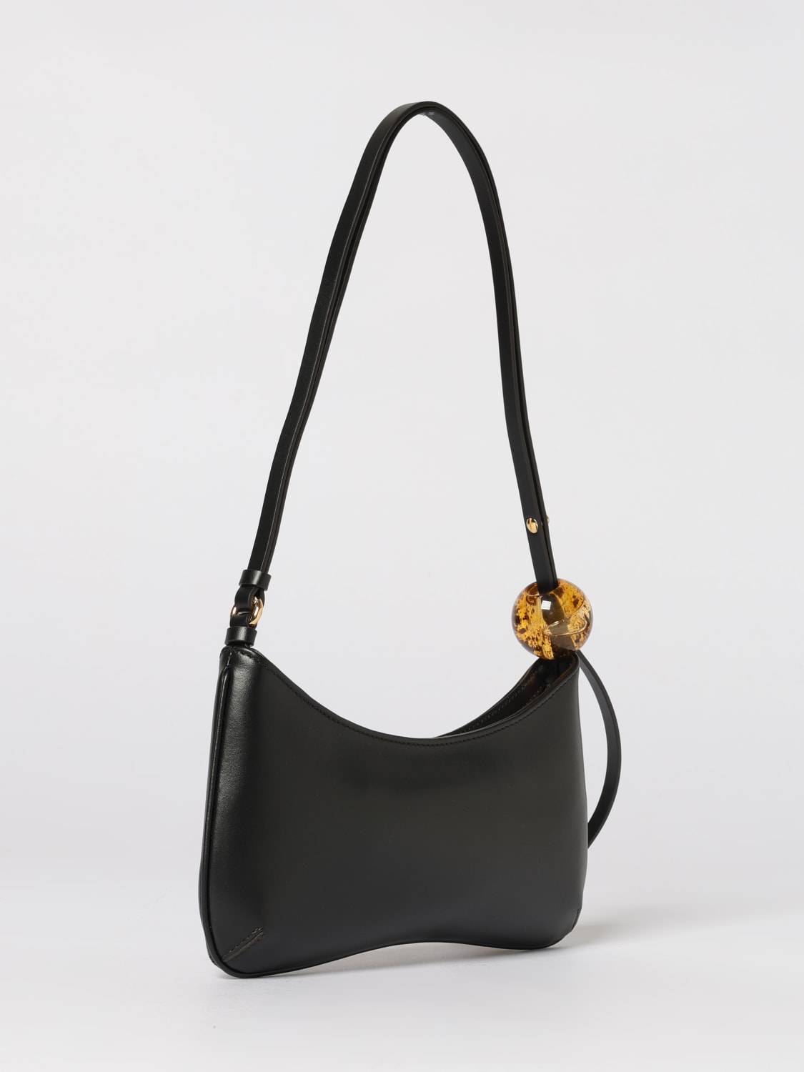 JACQUEMUS BORSA A SPALLA: Borsa a spalla donna Jacquemus, Nero - Img 3