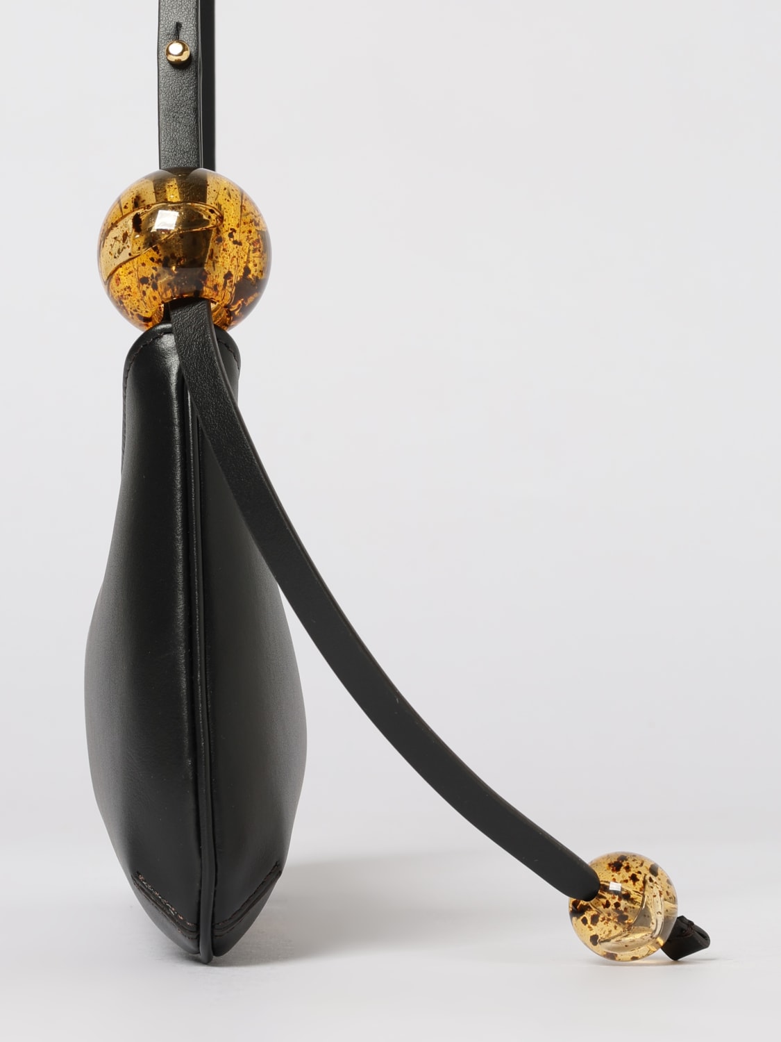 JACQUEMUS BORSA A SPALLA: Borsa a spalla donna Jacquemus, Nero - Img 4