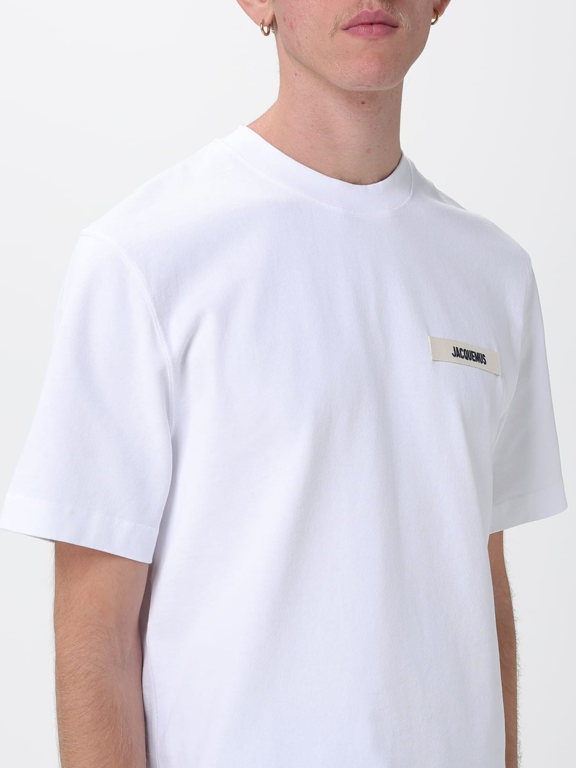 JACQUEMUS POLO: Polo herren Jacquemus, Weiß - Img 4