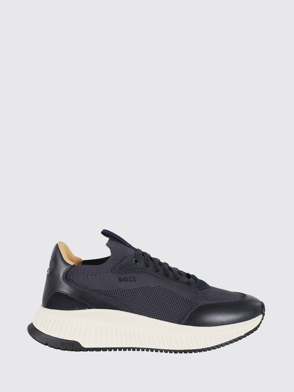 BOSS SNEAKERS: Shoes men Boss, Navy - Img 1