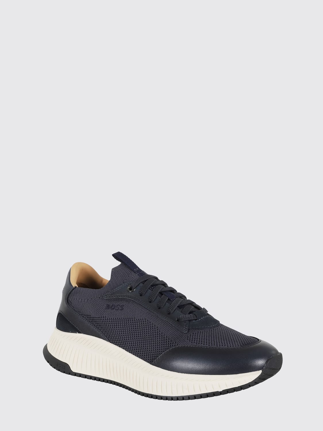BOSS SNEAKERS: Shoes men Boss, Navy - Img 2