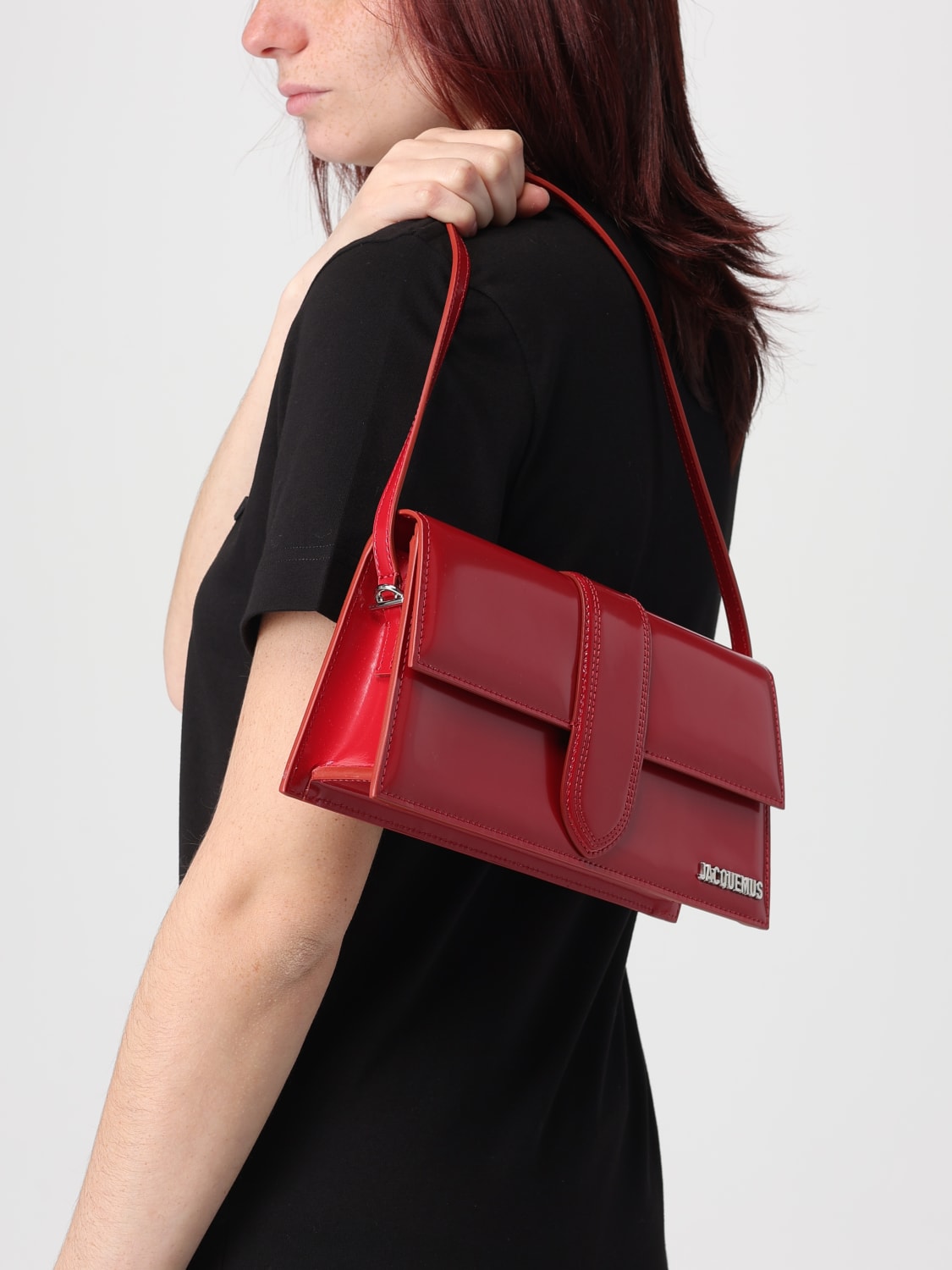 JACQUEMUS SHOULDER BAG: Shoulder bag woman Jacquemus, Red - Img 2