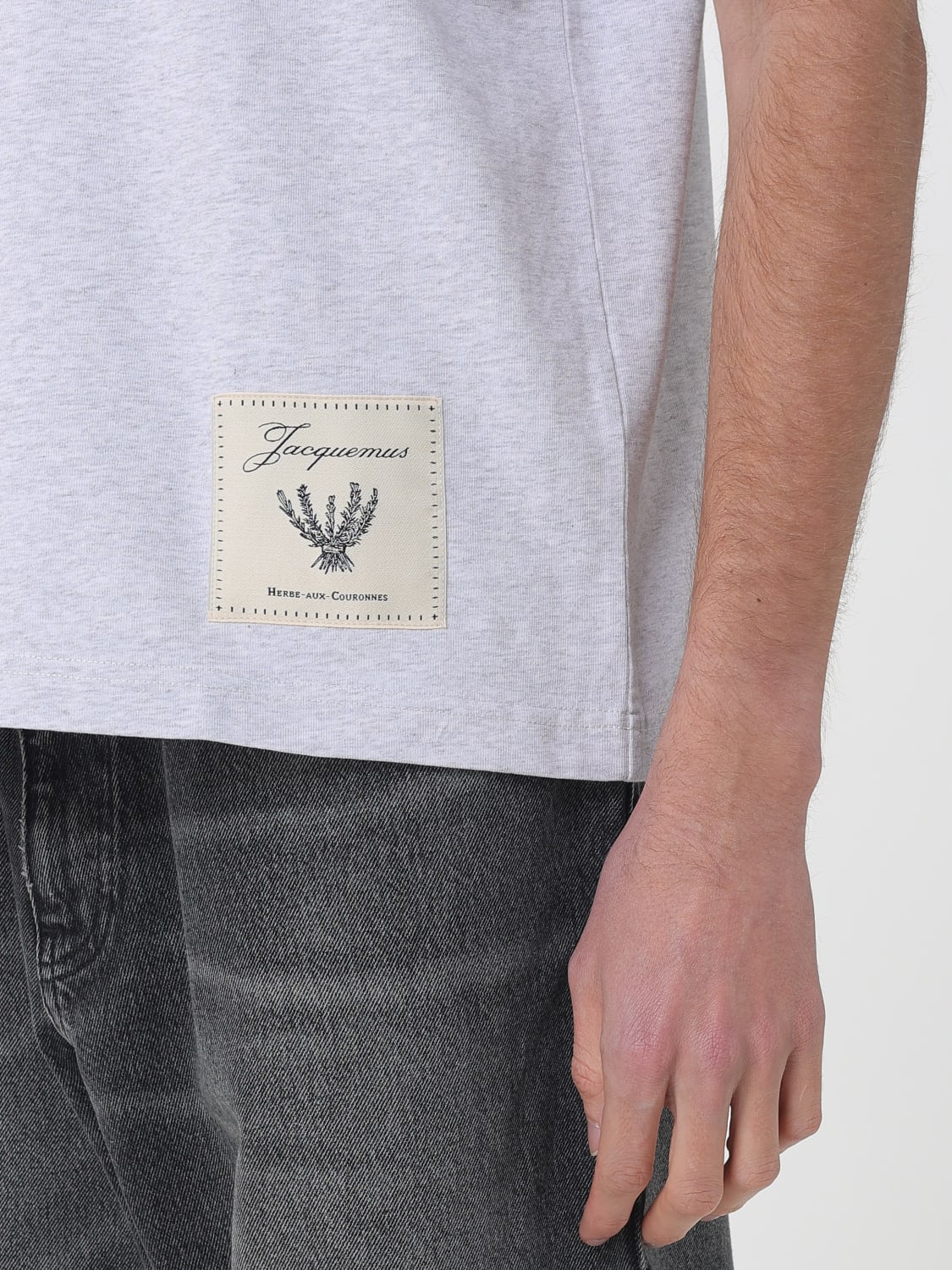 JACQUEMUS POLO: Polo herren Jacquemus, Grau - Img 4