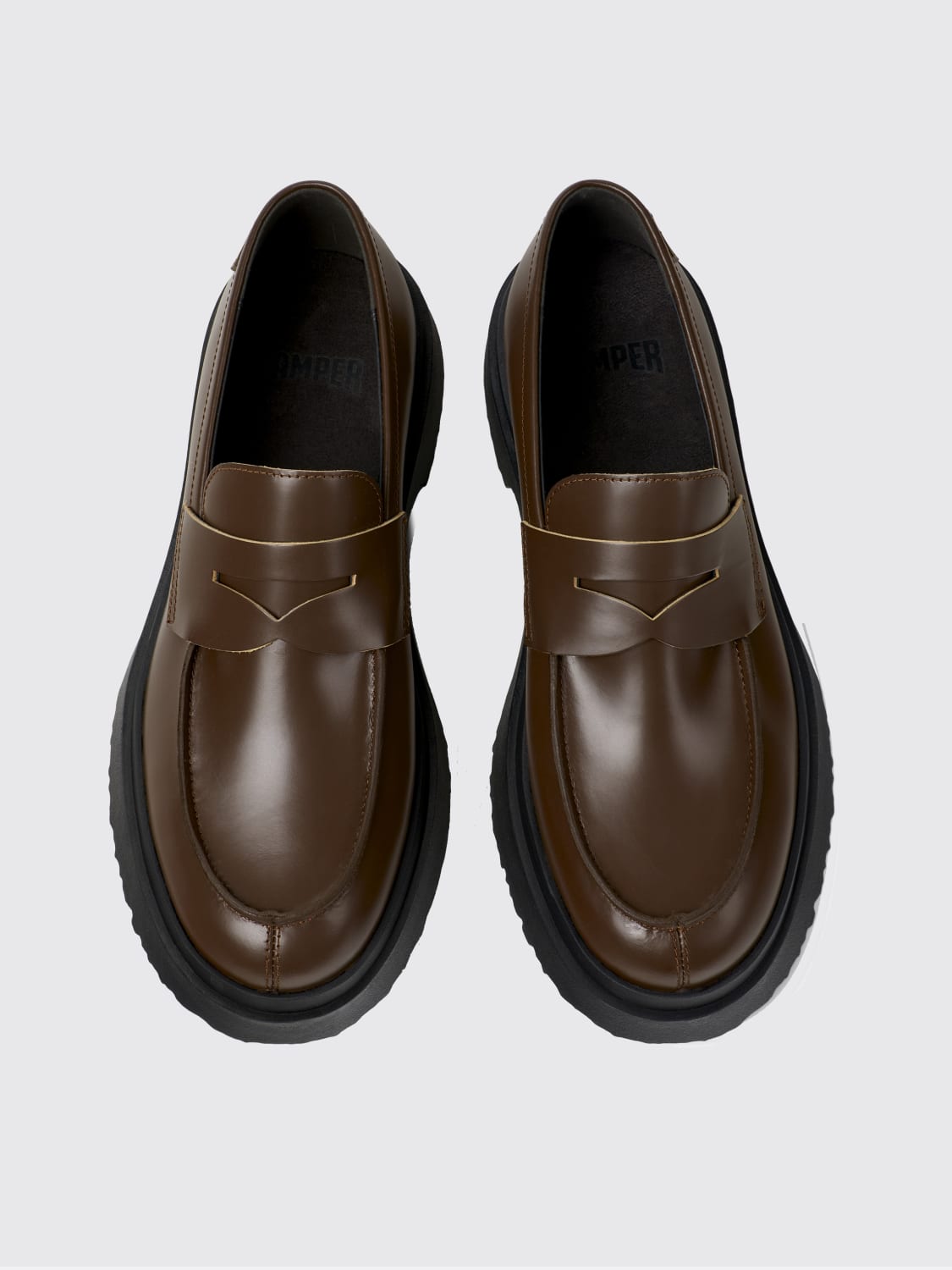 CAMPER LOAFERS: Shoes men Camper, Brown - Img 4