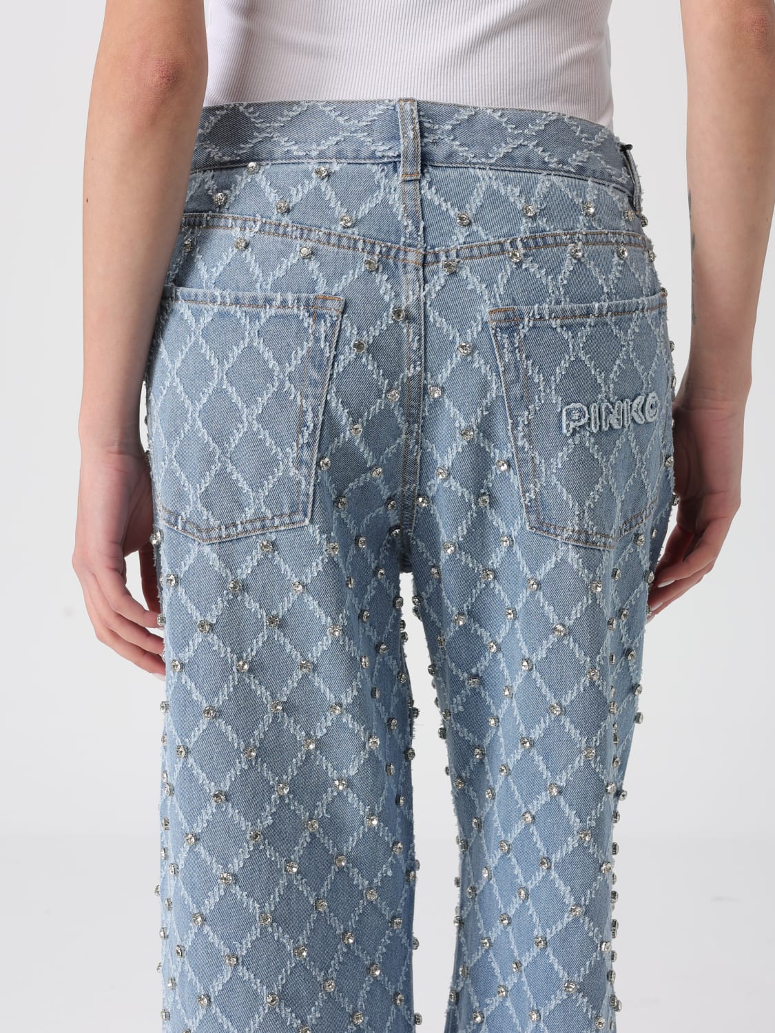 PINKO JEANS: Jeans damen Pinko, Blau - Img 4