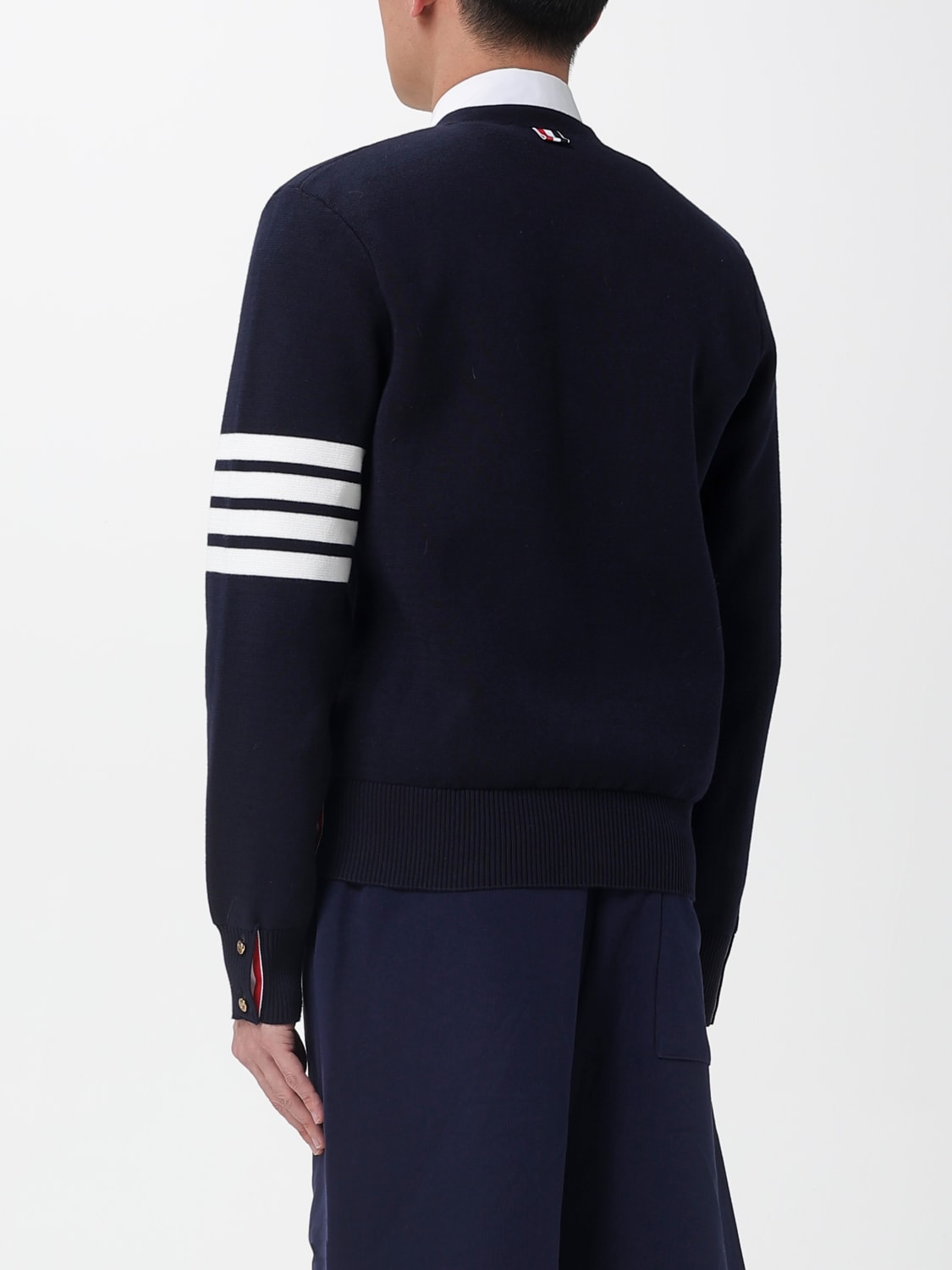 THOM BROWNE CARDIGAN: Cardigan men Thom Browne, Blue - Img 2