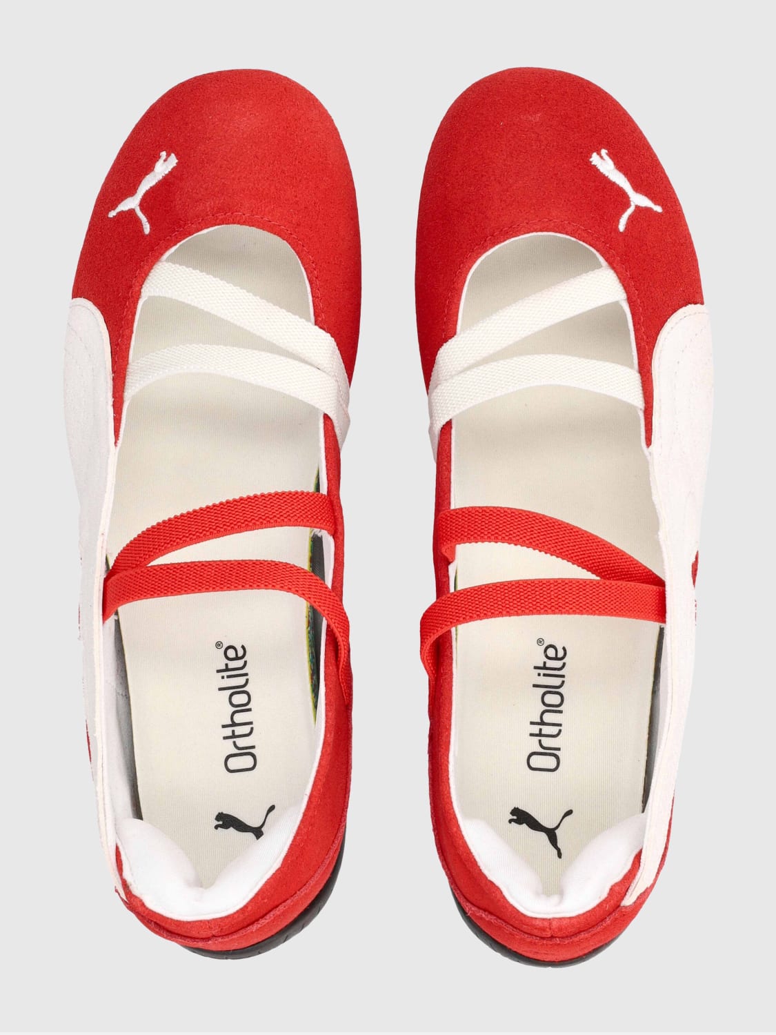 PUMA BALLET FLAT: Flat shoes woman Puma, Red - Img 3