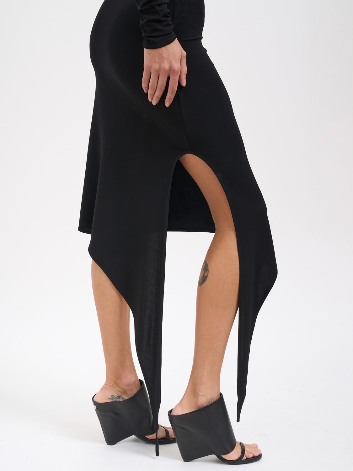 COURRÈGES 连衣裙: 连衣裙 女士 CourrÈges, 黑色 - Img 4