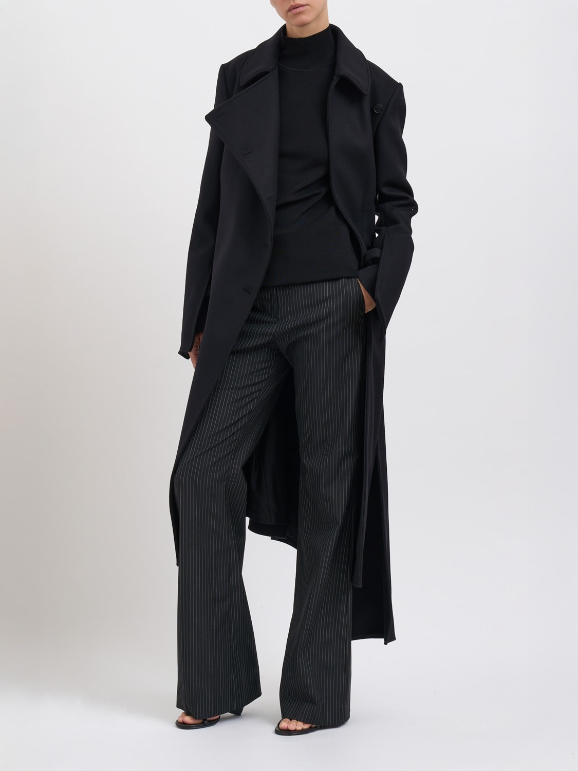 COURRÈGES COAT: Coat woman CourrÈges, Black - Img 2