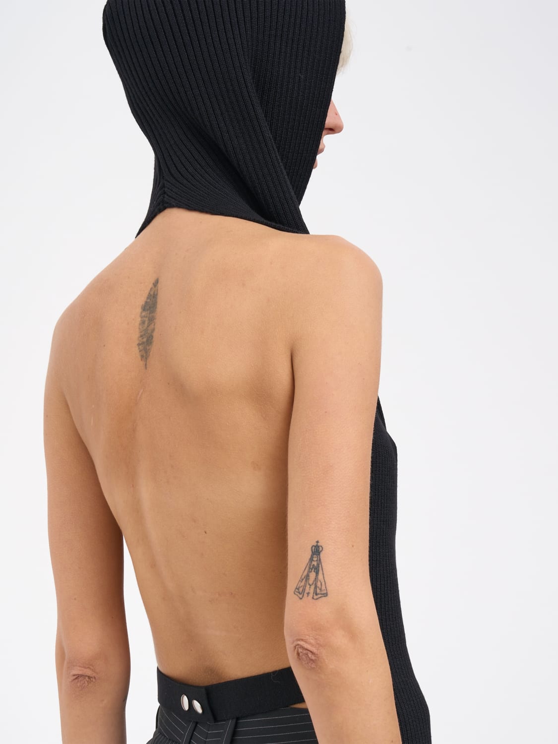 COURRÈGES WAISTCOAT: Sweater woman CourrÈges, Black - Img 4