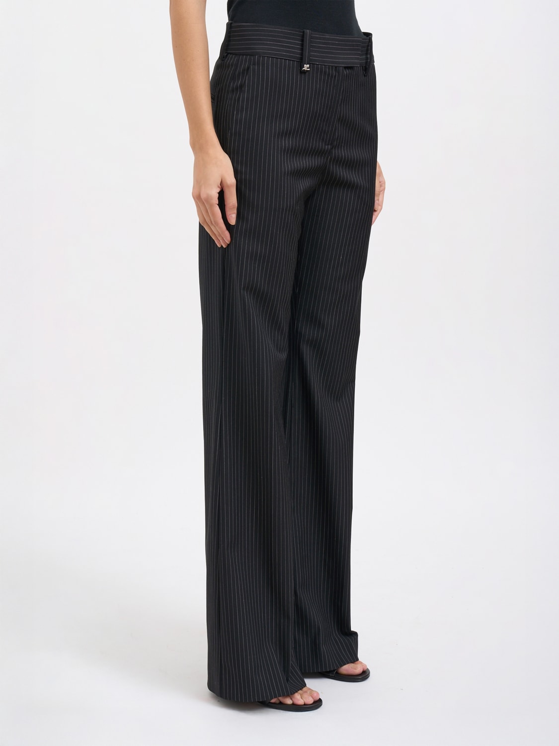 COURRÈGES HOSE: Hose damen CourrÈges, Schwarz - Img 3