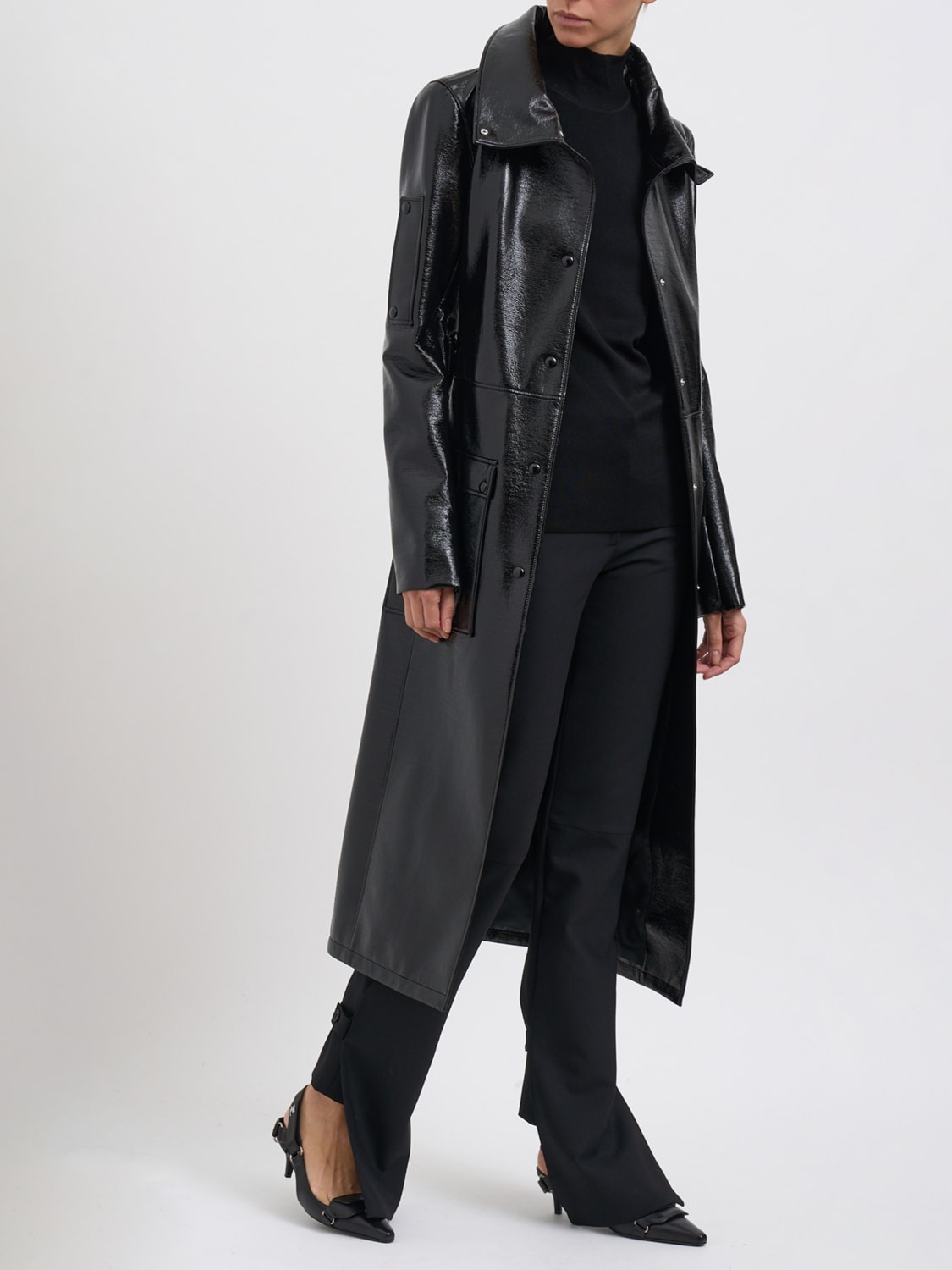 COURRÈGES CHAQUETA: Abrigo mujer CourrÈges, Negro - Img 2