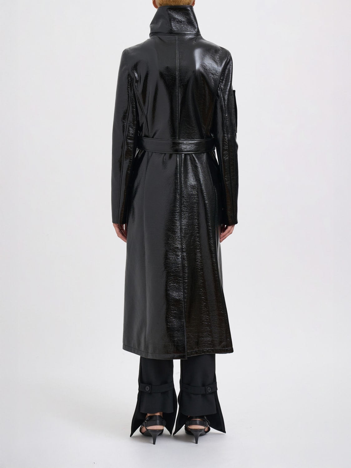 COURRÈGES CHAQUETA: Abrigo mujer CourrÈges, Negro - Img 3