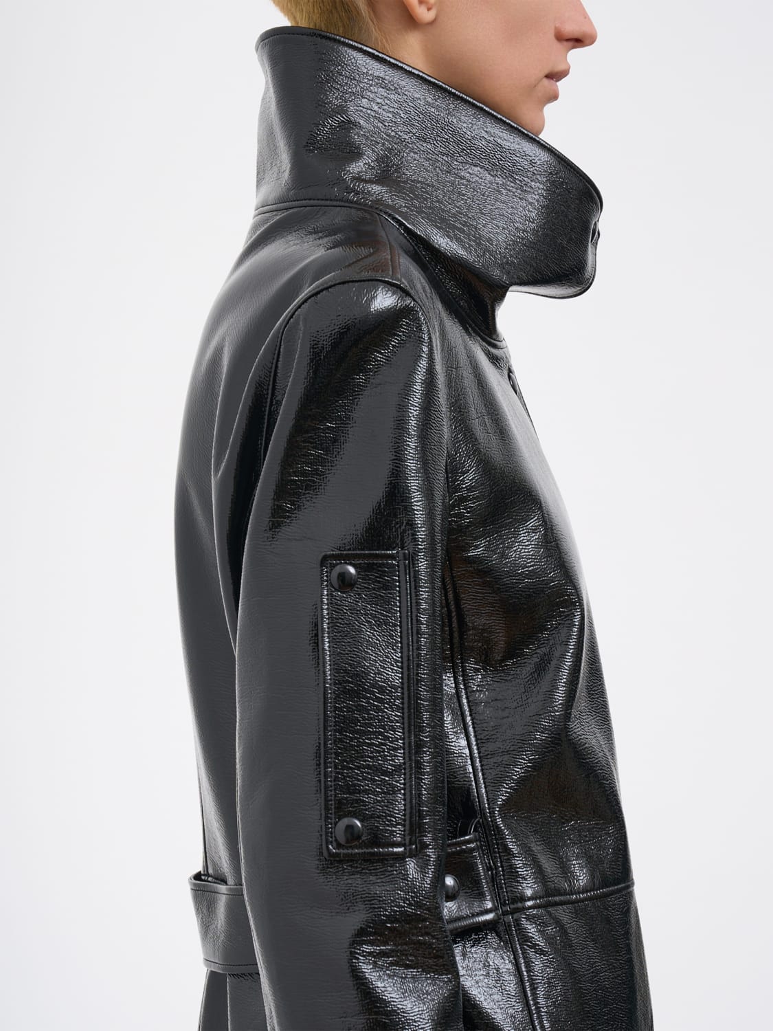 COURRÈGES CHAQUETA: Abrigo mujer CourrÈges, Negro - Img 6