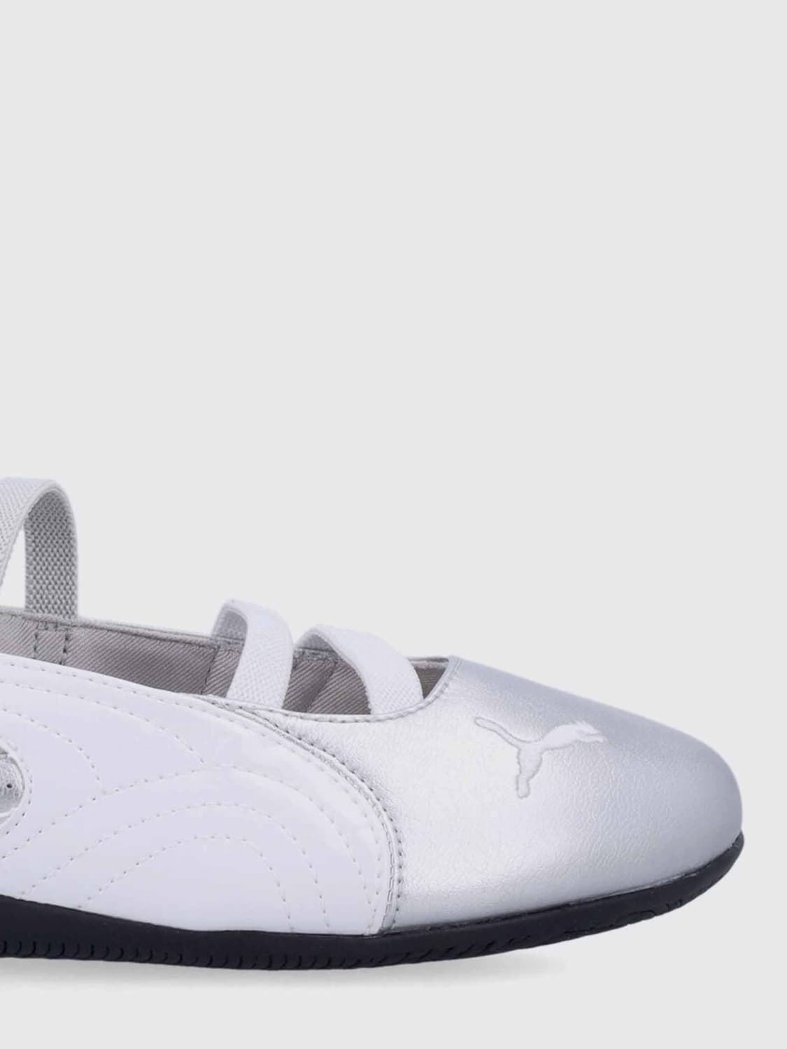 PUMA BALLERINAS: Flache schuhe damen Puma, Silber - Img 3