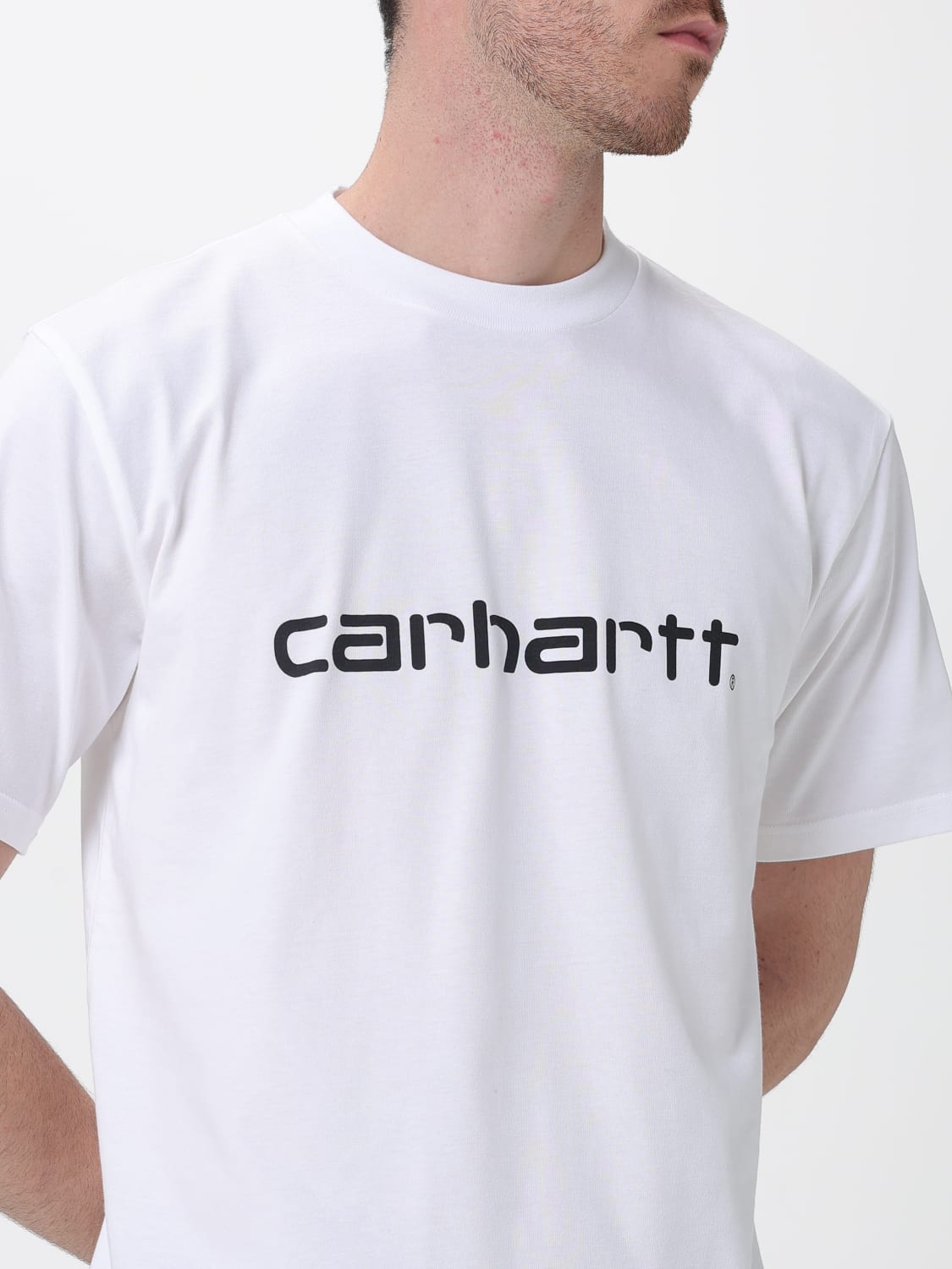 CARHARTT WIP POLO SHIRT: Polo shirt men Carhartt Wip, White - Img 3