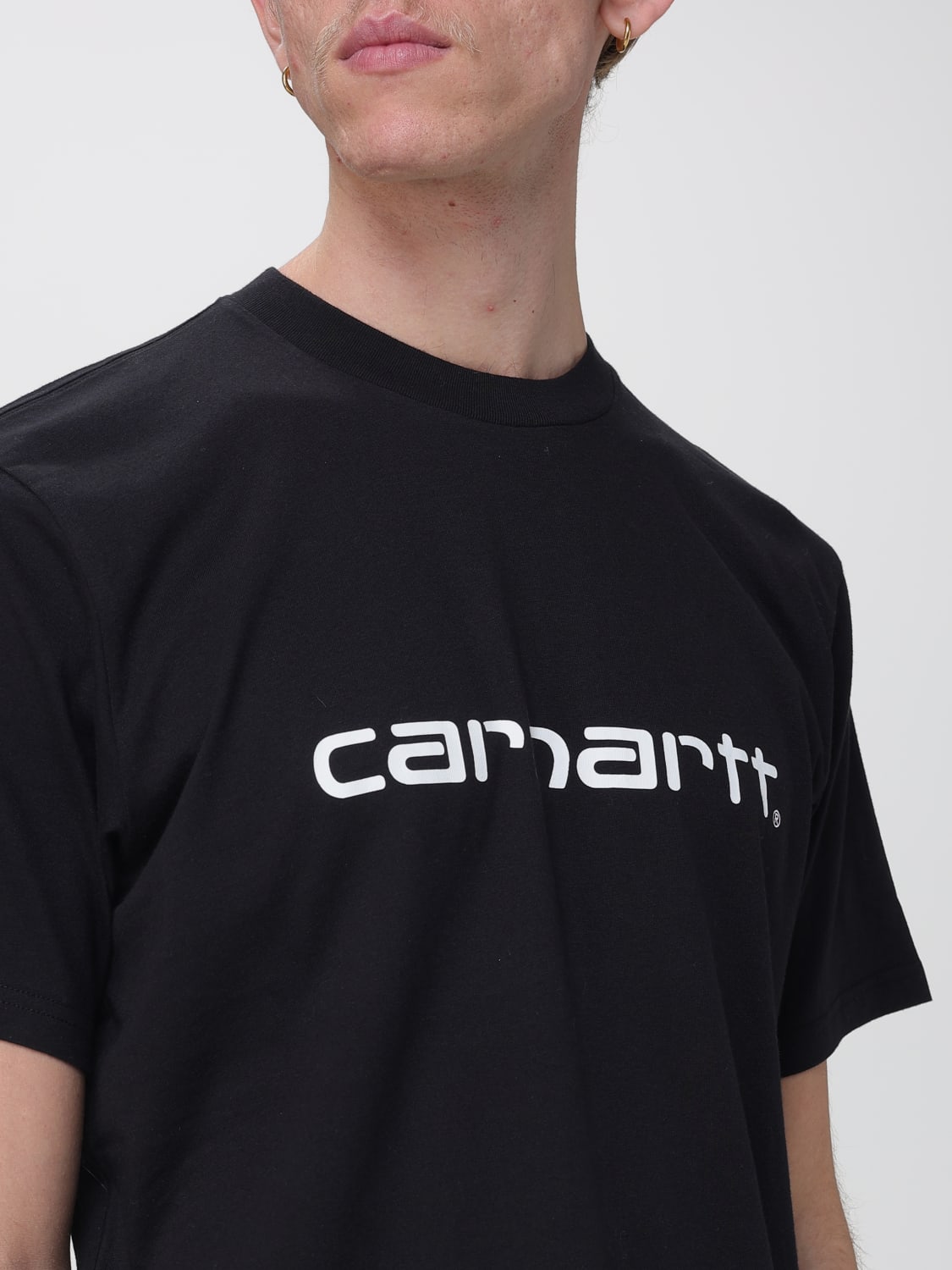 CARHARTT WIP POLO SHIRT: Polo shirt men Carhartt Wip, Black - Img 3