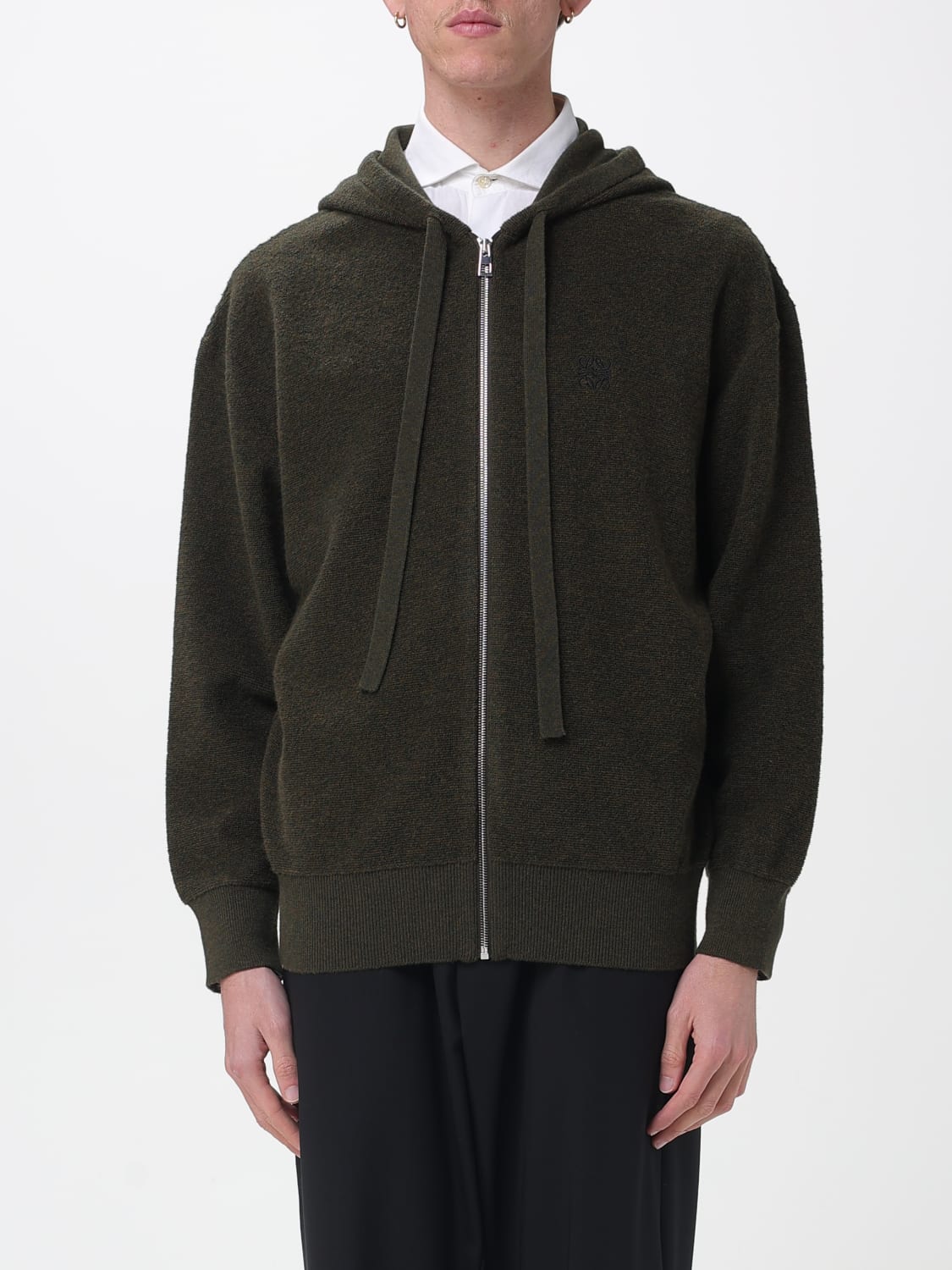 LOEWE SWEATSHIRT: Sweatshirt men Loewe, Kaki - Img 1