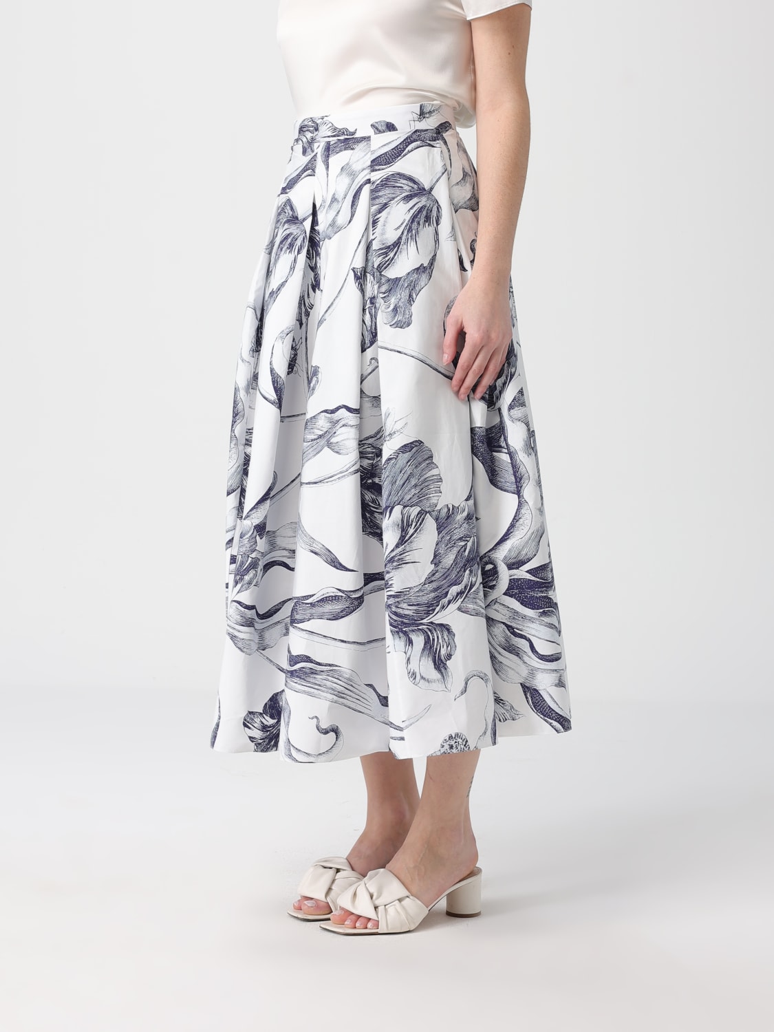 ERDEM GONNA: Gonna donna Erdem, Bianco - Img 3