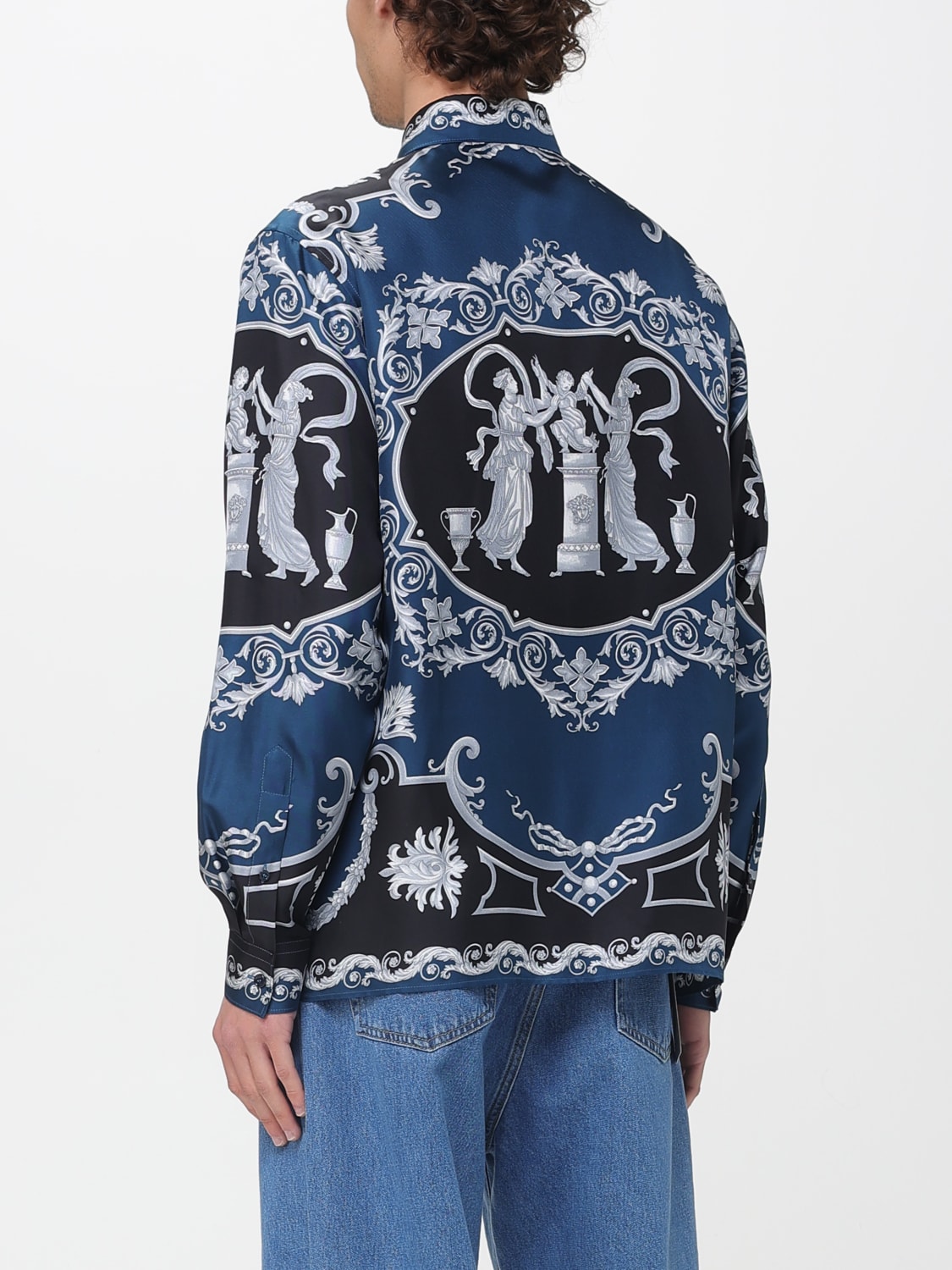 VERSACE SHIRT: Shirt men Versace, Multicolor - Img 3