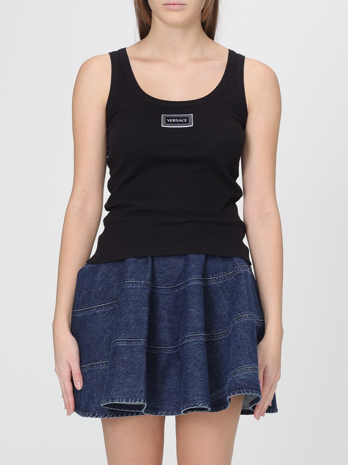 VERSACE TOP: Top woman Versace, Black - Img 1