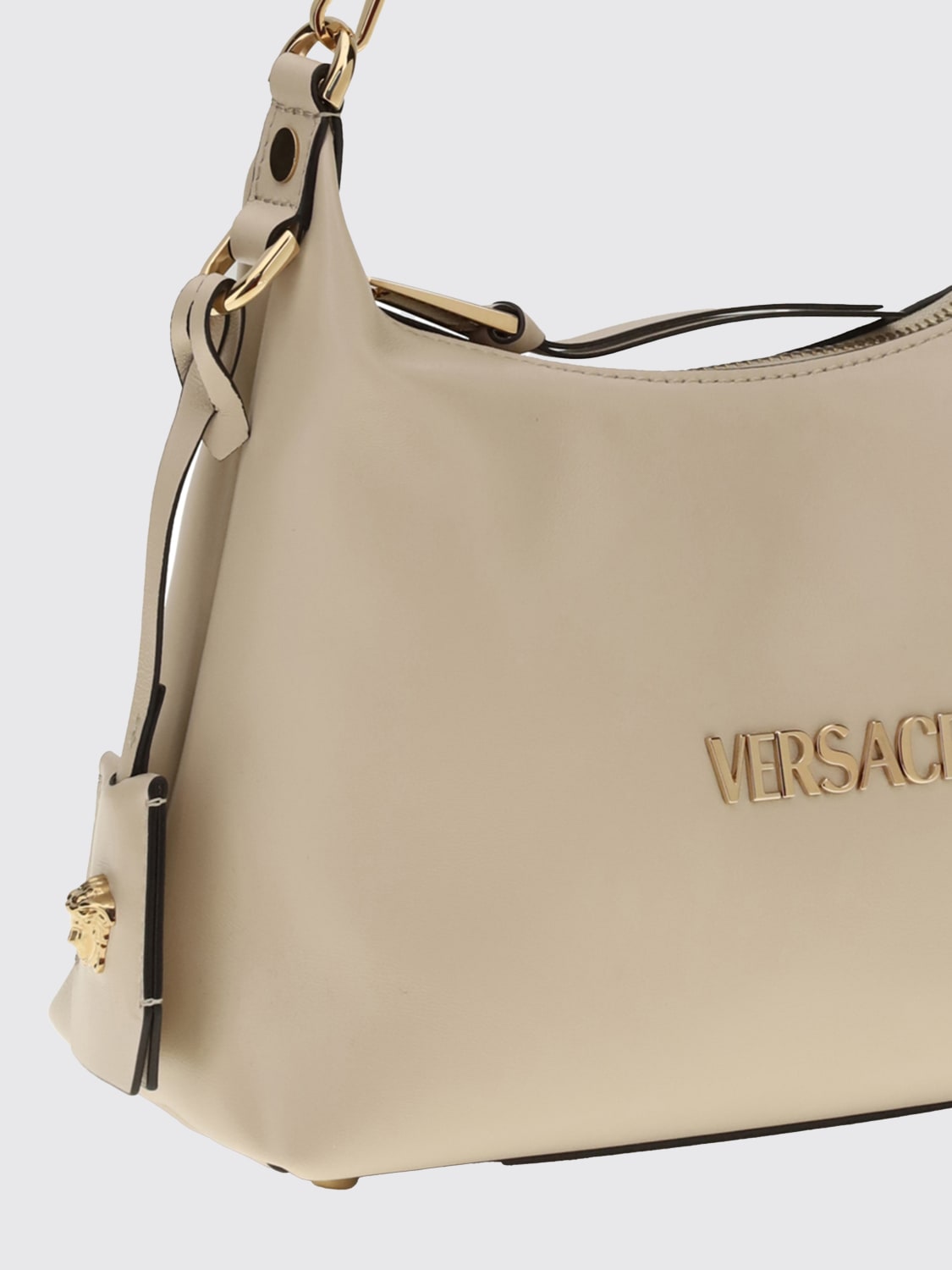 VERSACE BORSA A MANO: Borsa a mano donna Versace, Sabbia - Img 3