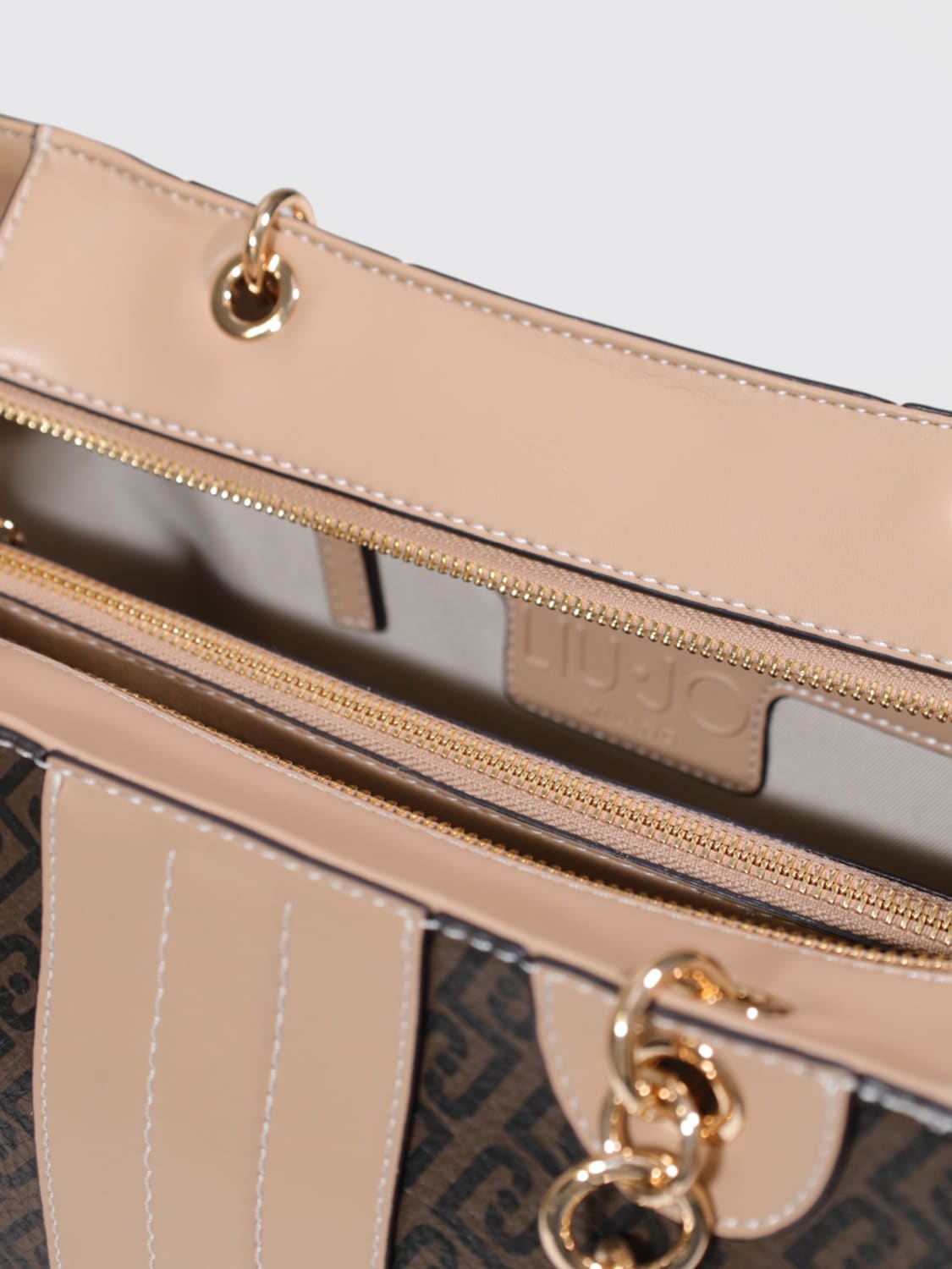 LIU JO BORSA A SPALLA: Borsa a spalla donna Liu Jo, Marrone - Img 3