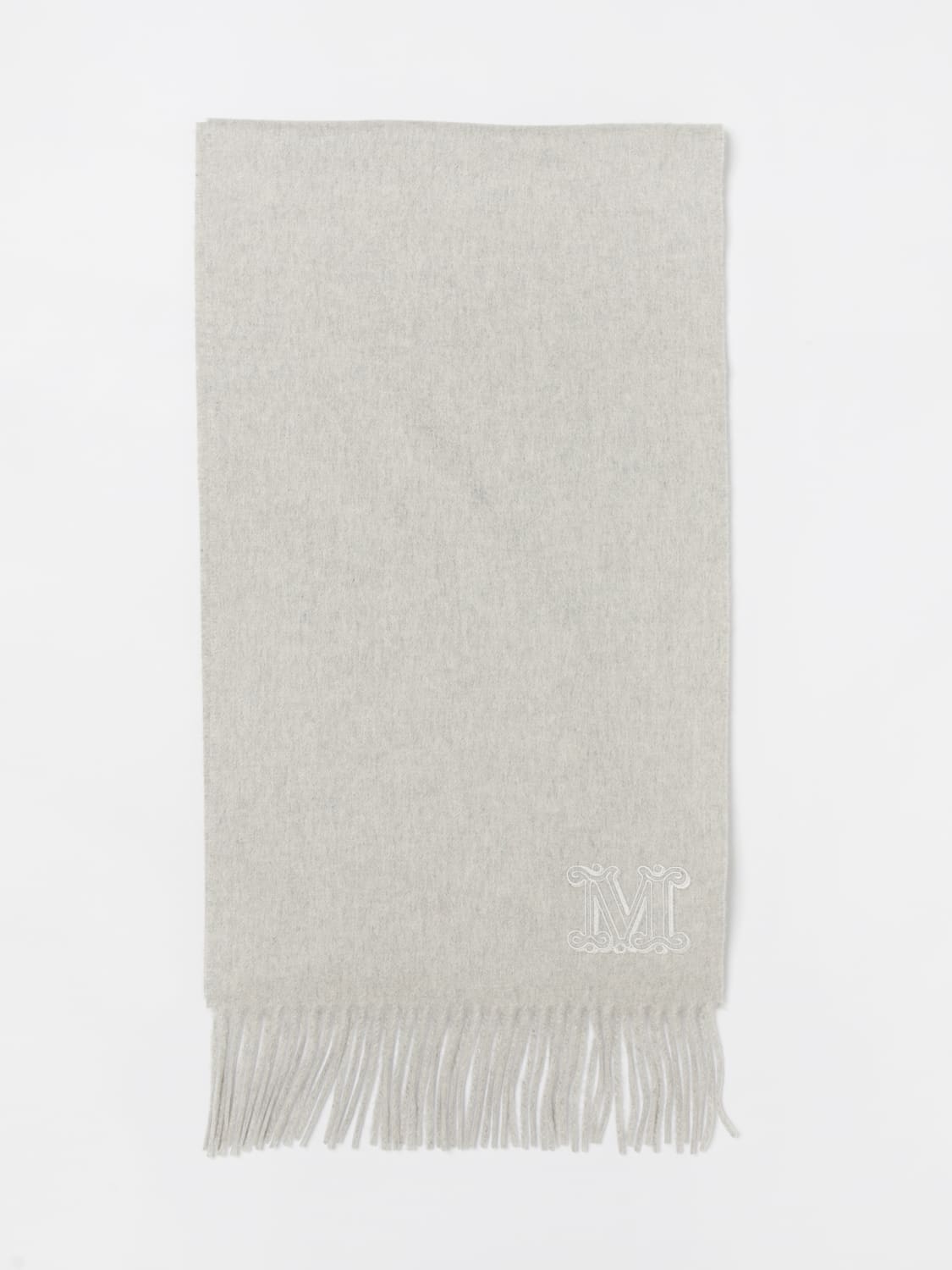 MAX MARA SCARF: Scarf woman Max Mara, Grey - Img 1